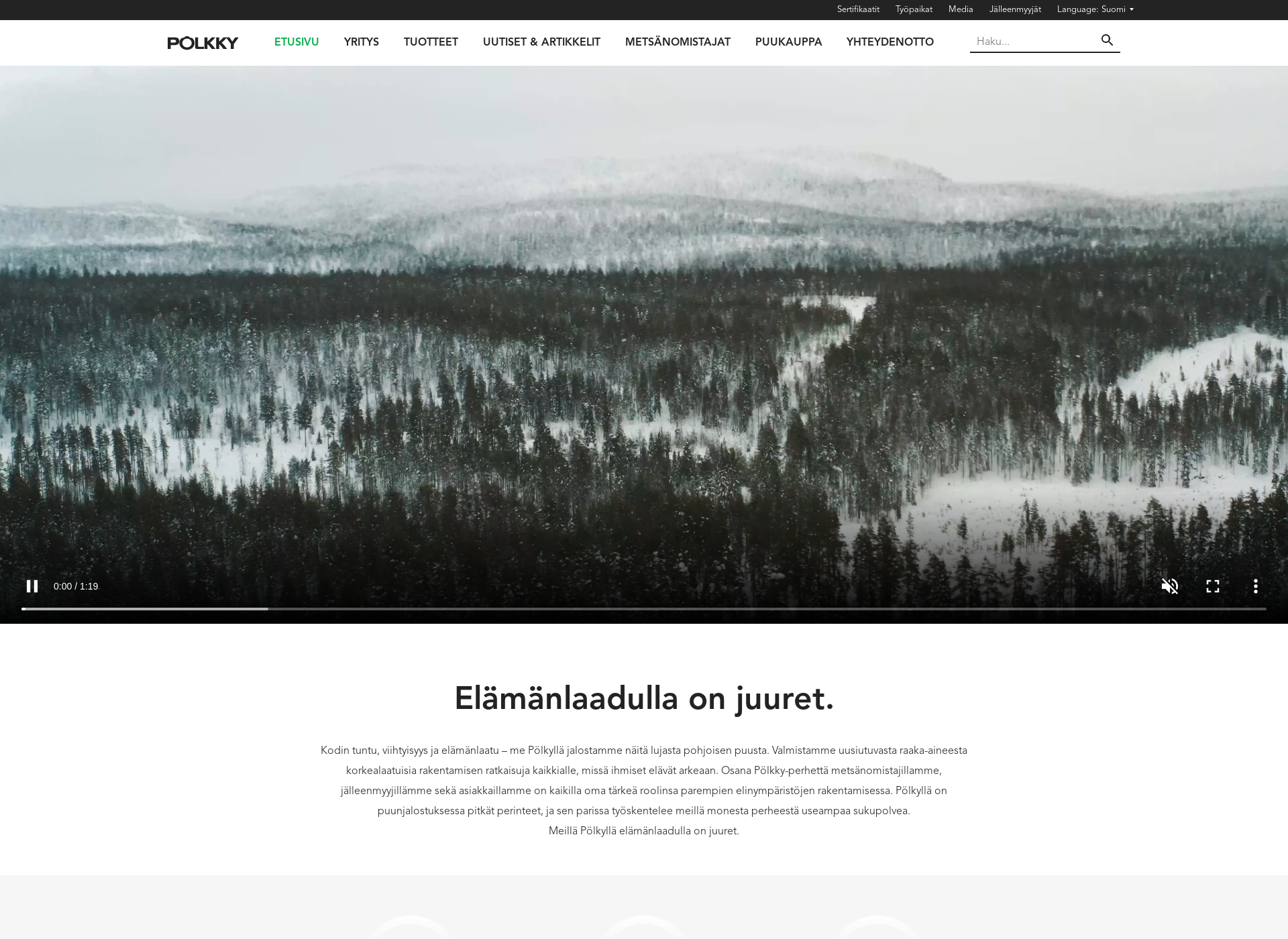 Screenshot for ulea.fi