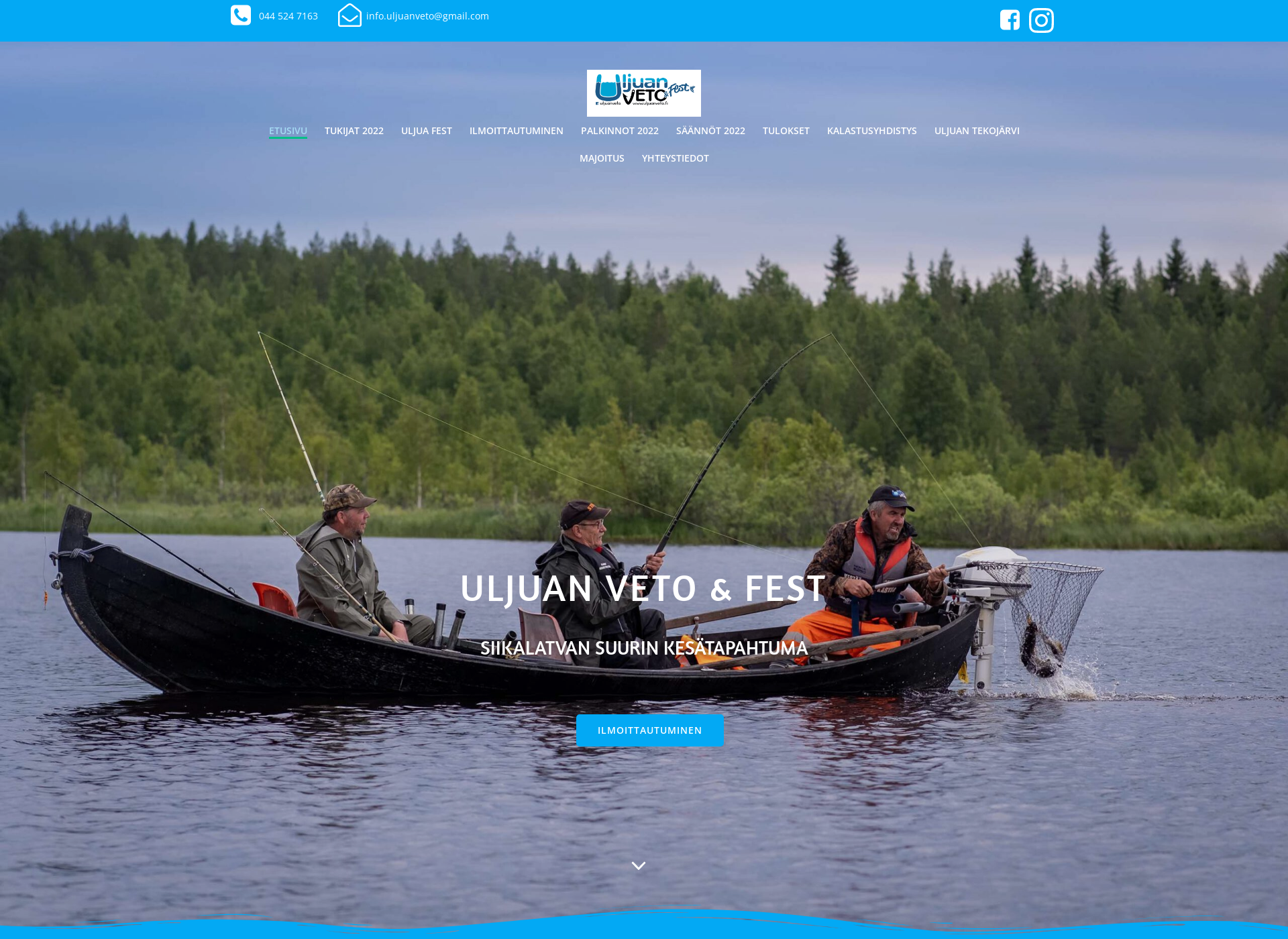Screenshot for uljuanveto.fi