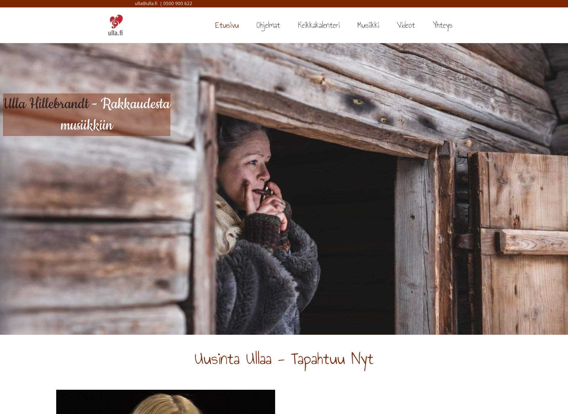 Screenshot for ulla.fi