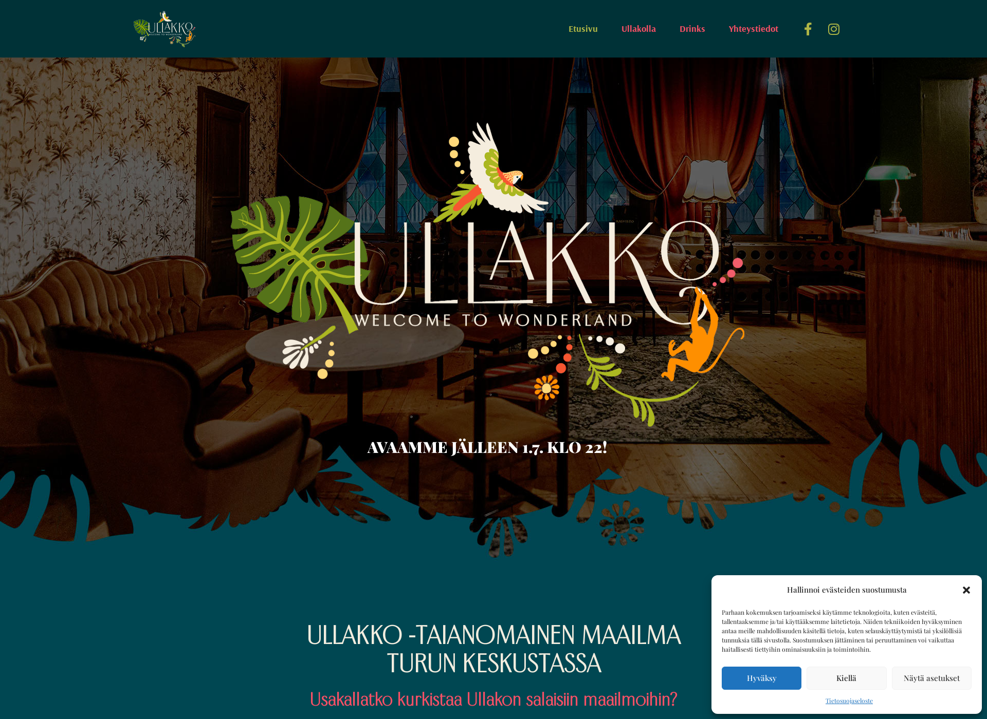 Screenshot for ullakkobar.fi