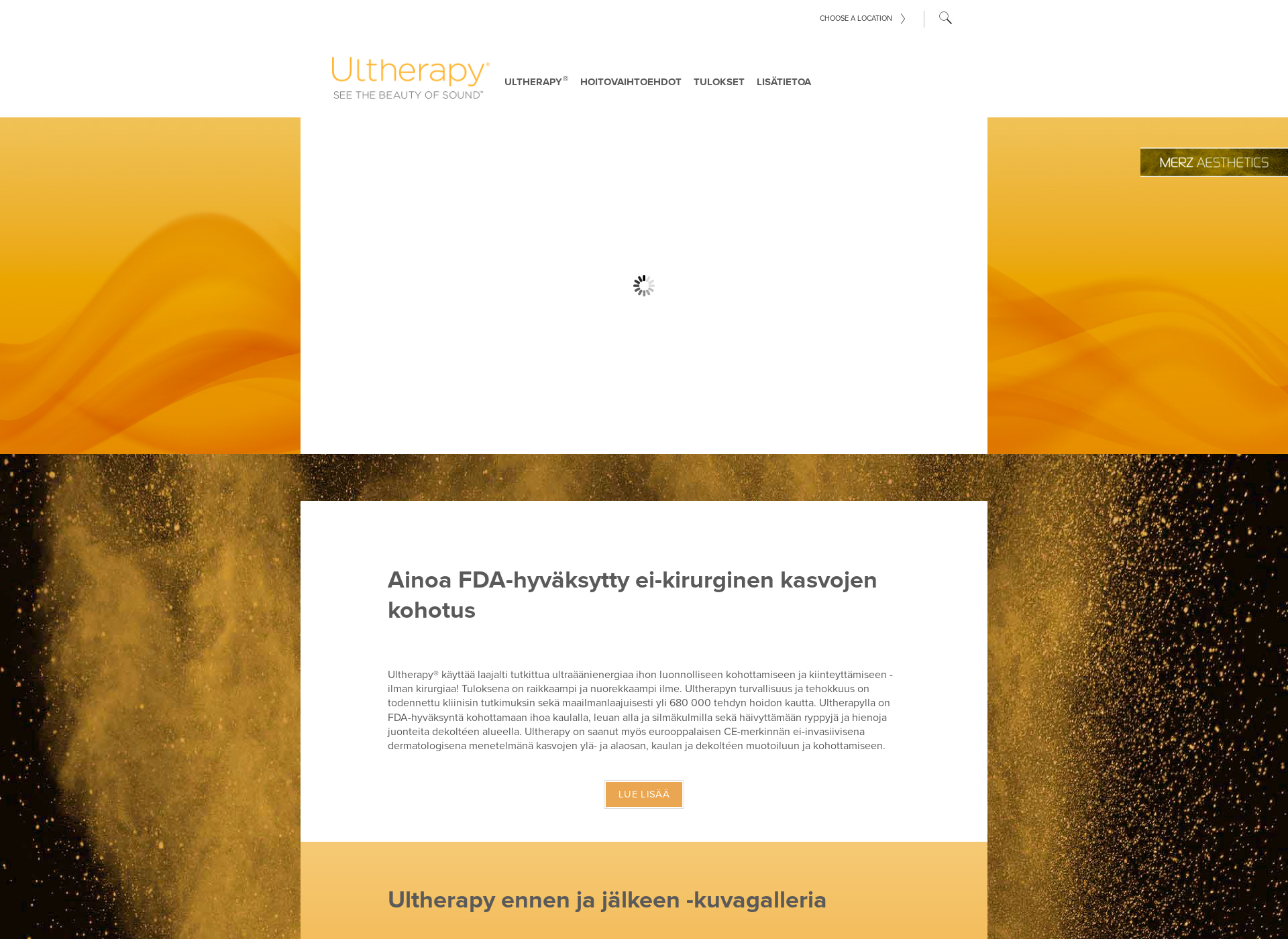 Screenshot for ultherapy.fi
