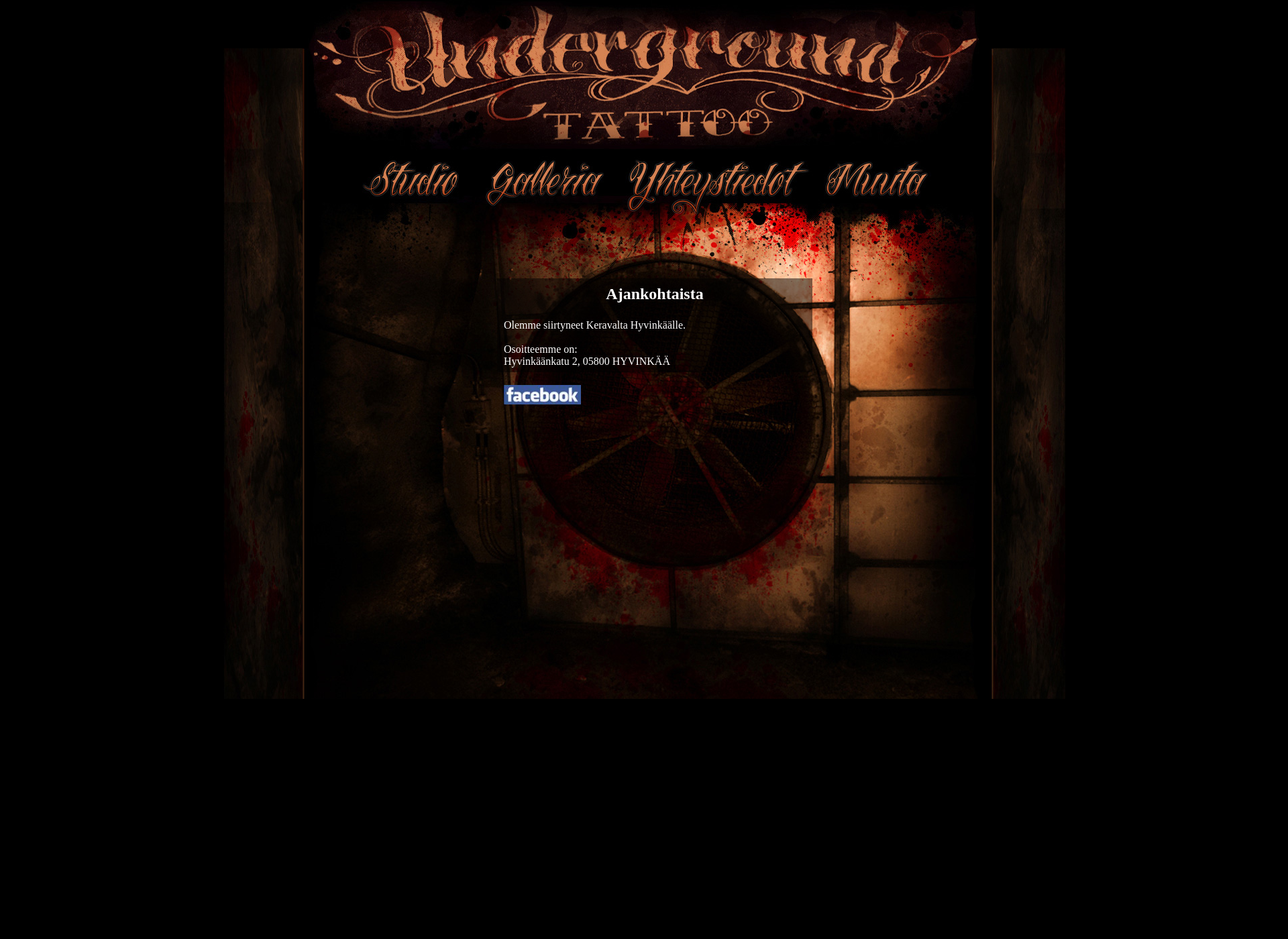 Screenshot for undergroundtattoo.fi