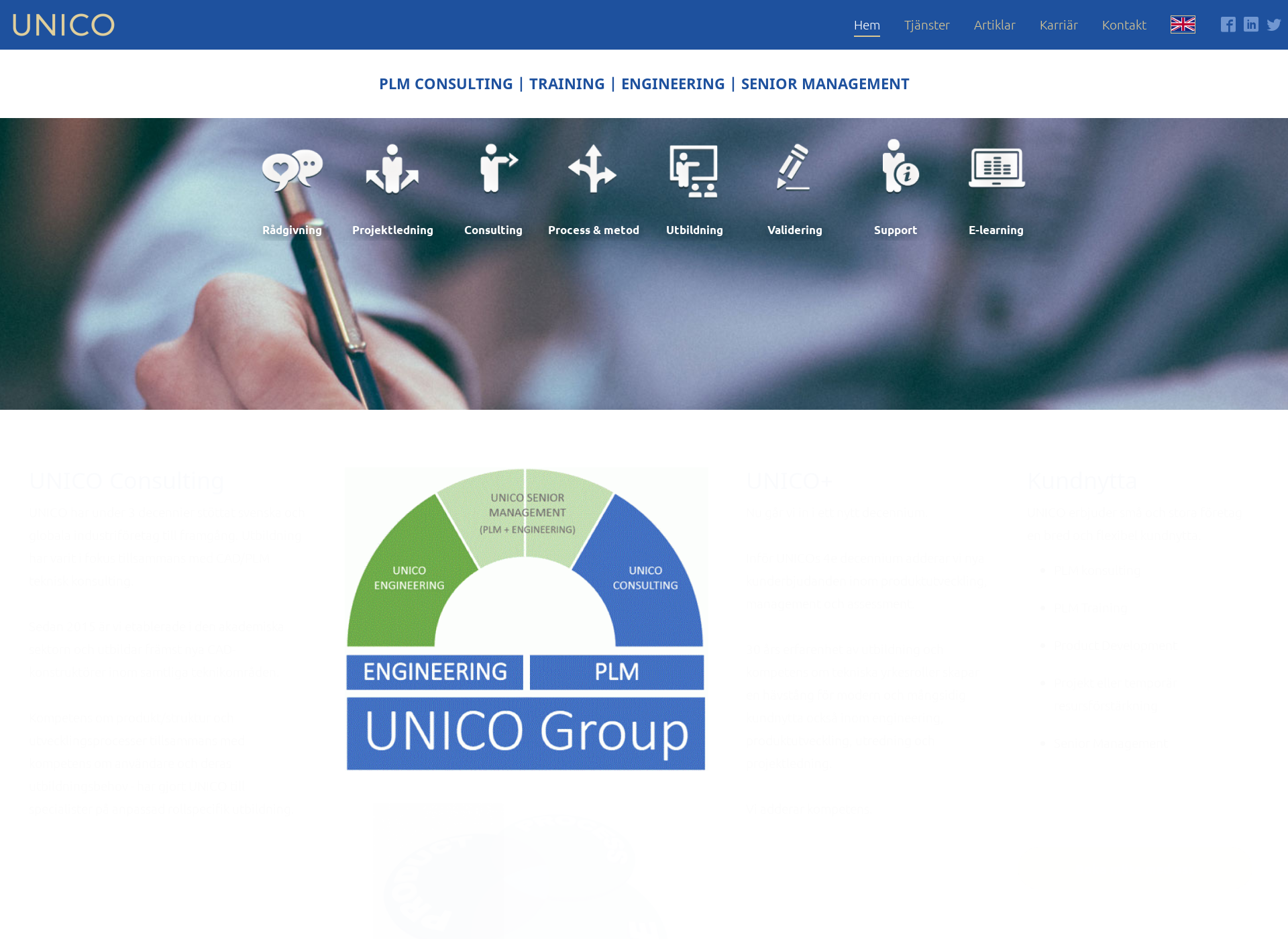 Screenshot for unicogroup.fi