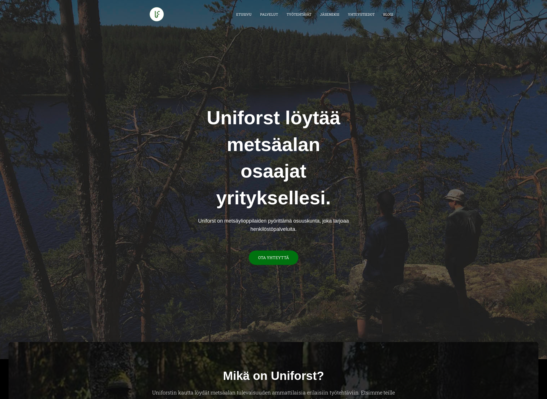 Screenshot for uniforst.fi