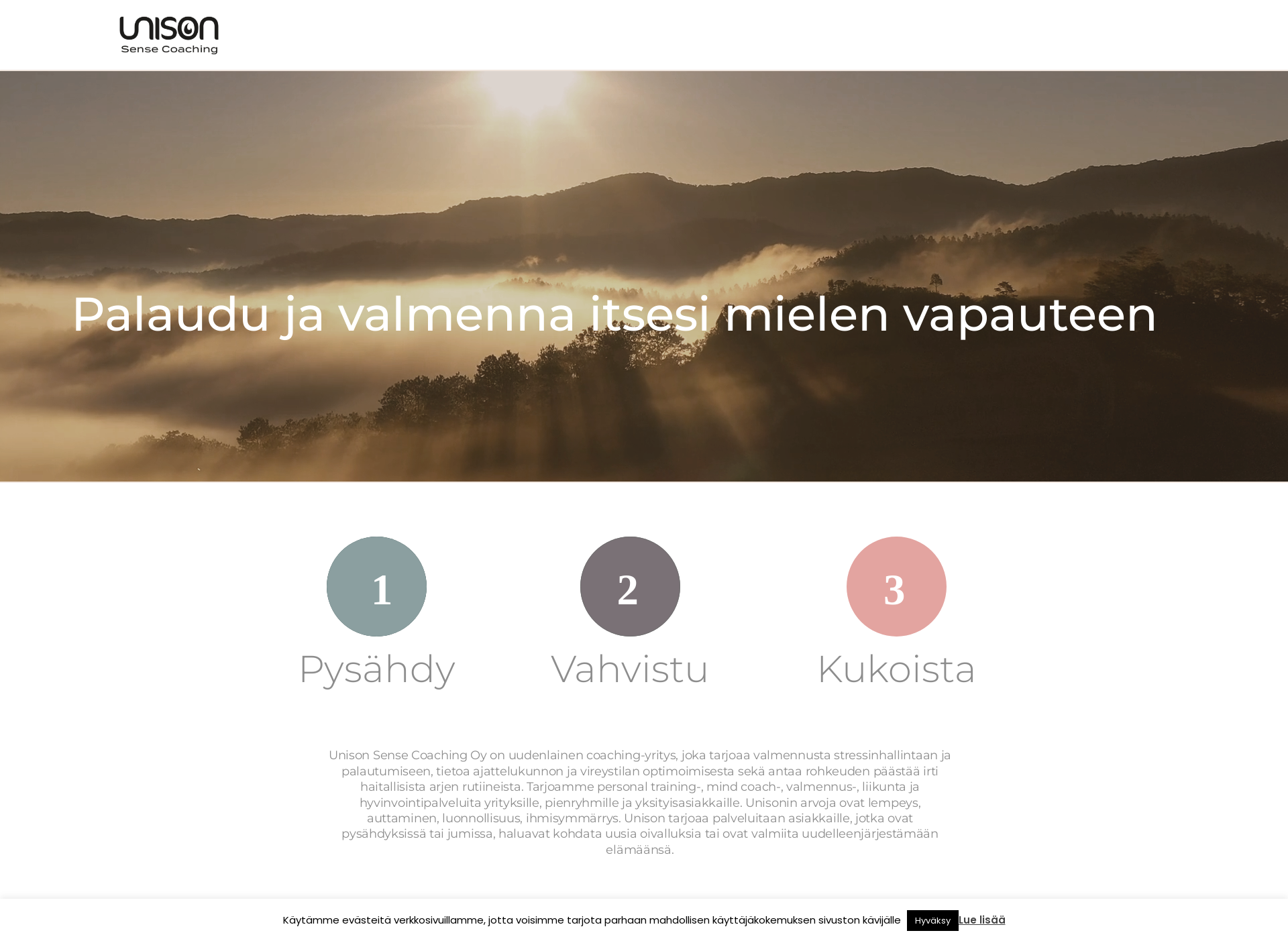 Screenshot for unison.fi