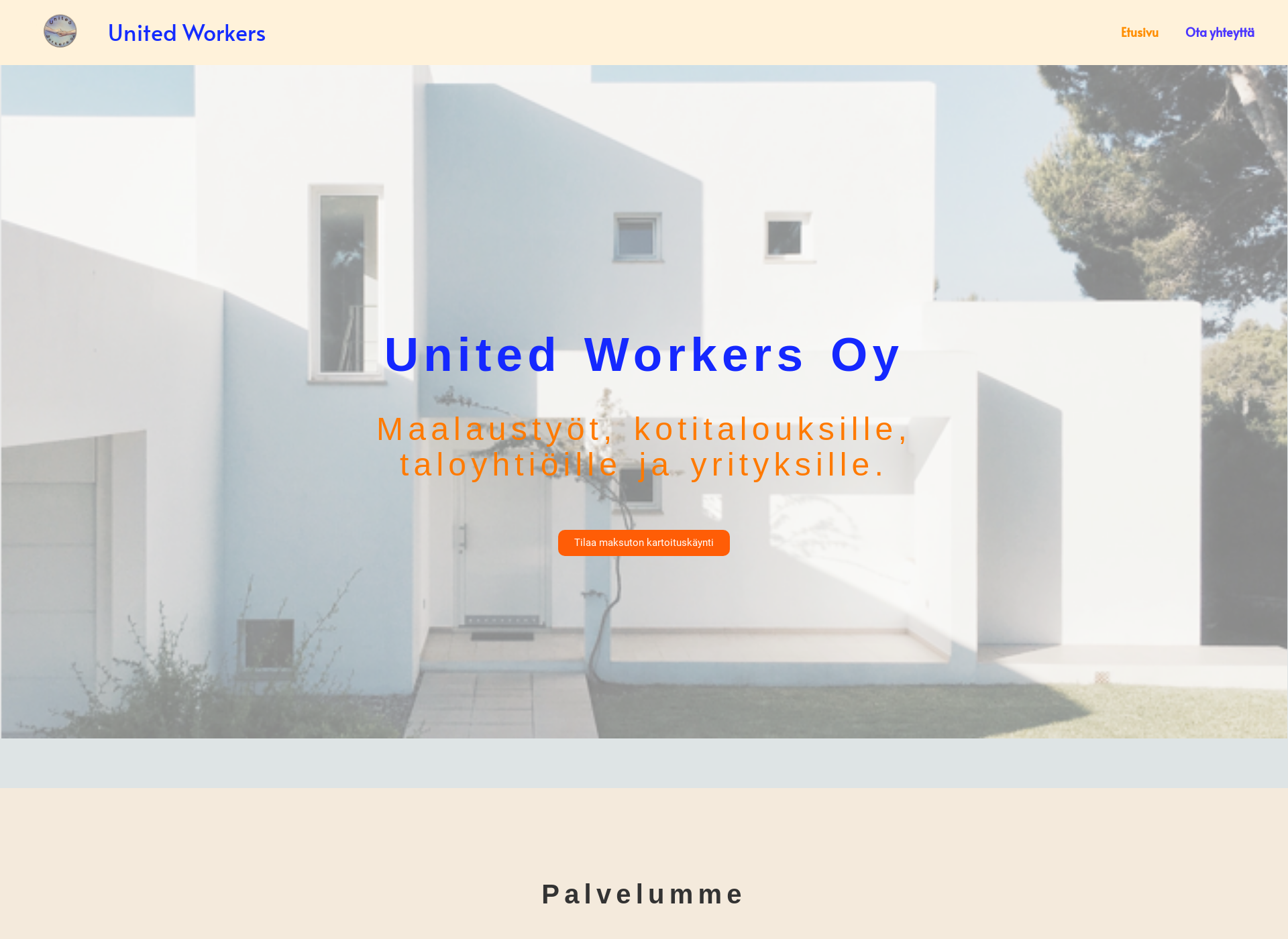 Screenshot for unitedworkers.fi