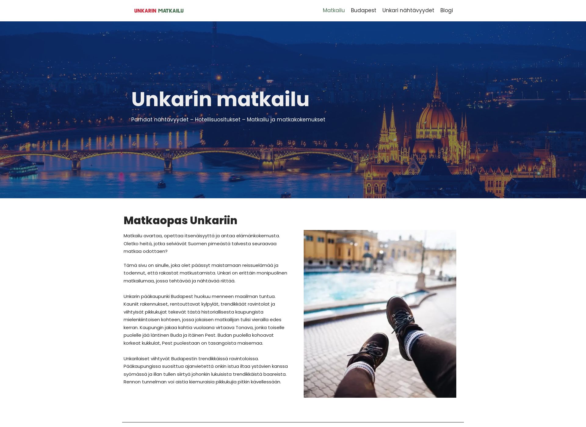 Screenshot for unkarinmatkailu.fi