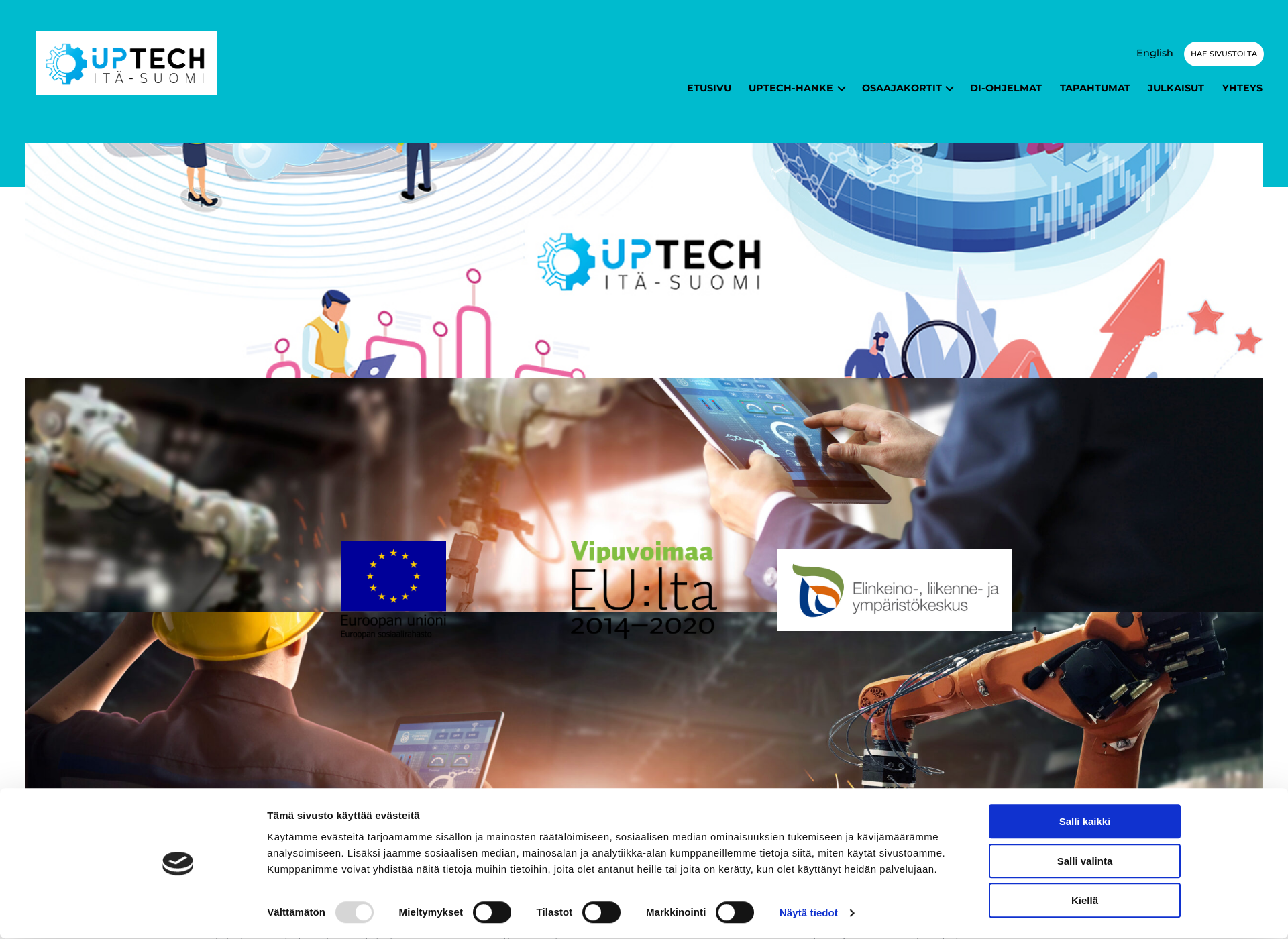 Screenshot for uptech-ita-suomi.fi