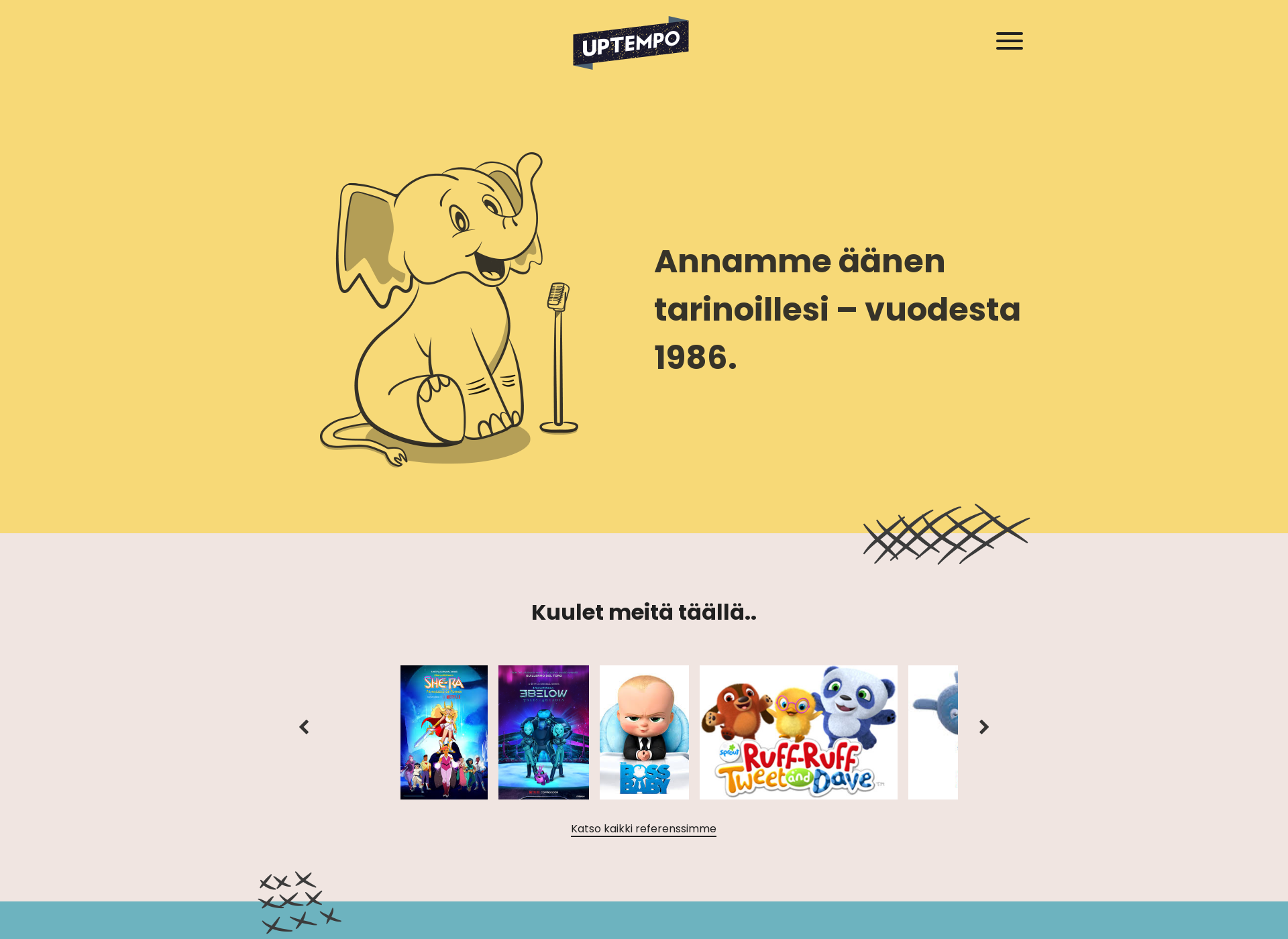 Screenshot for uptempo.fi