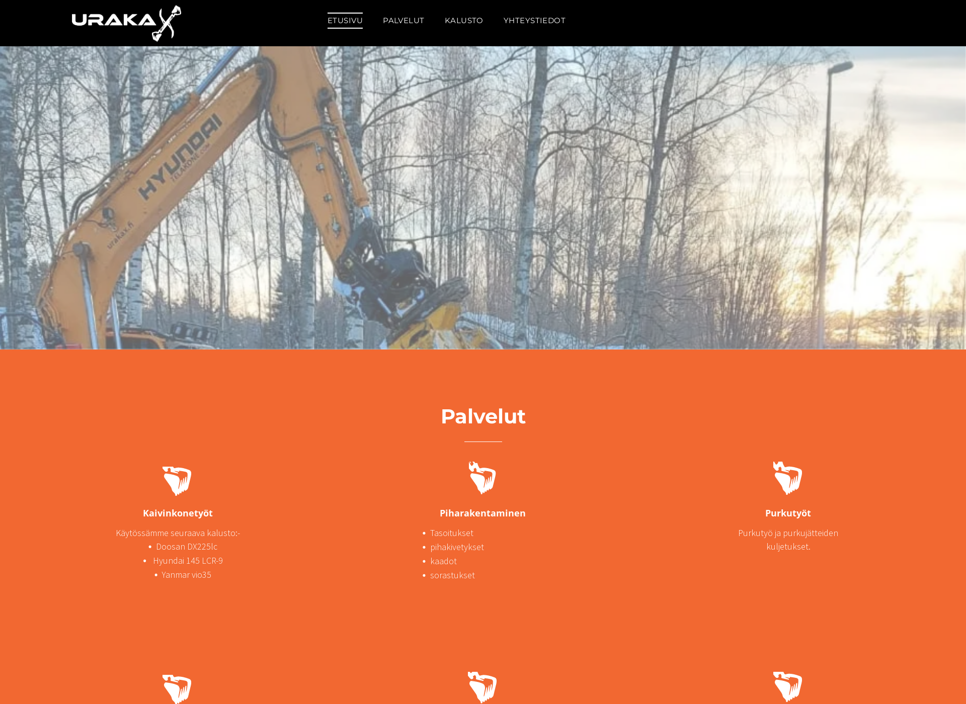 Screenshot for urakax.fi