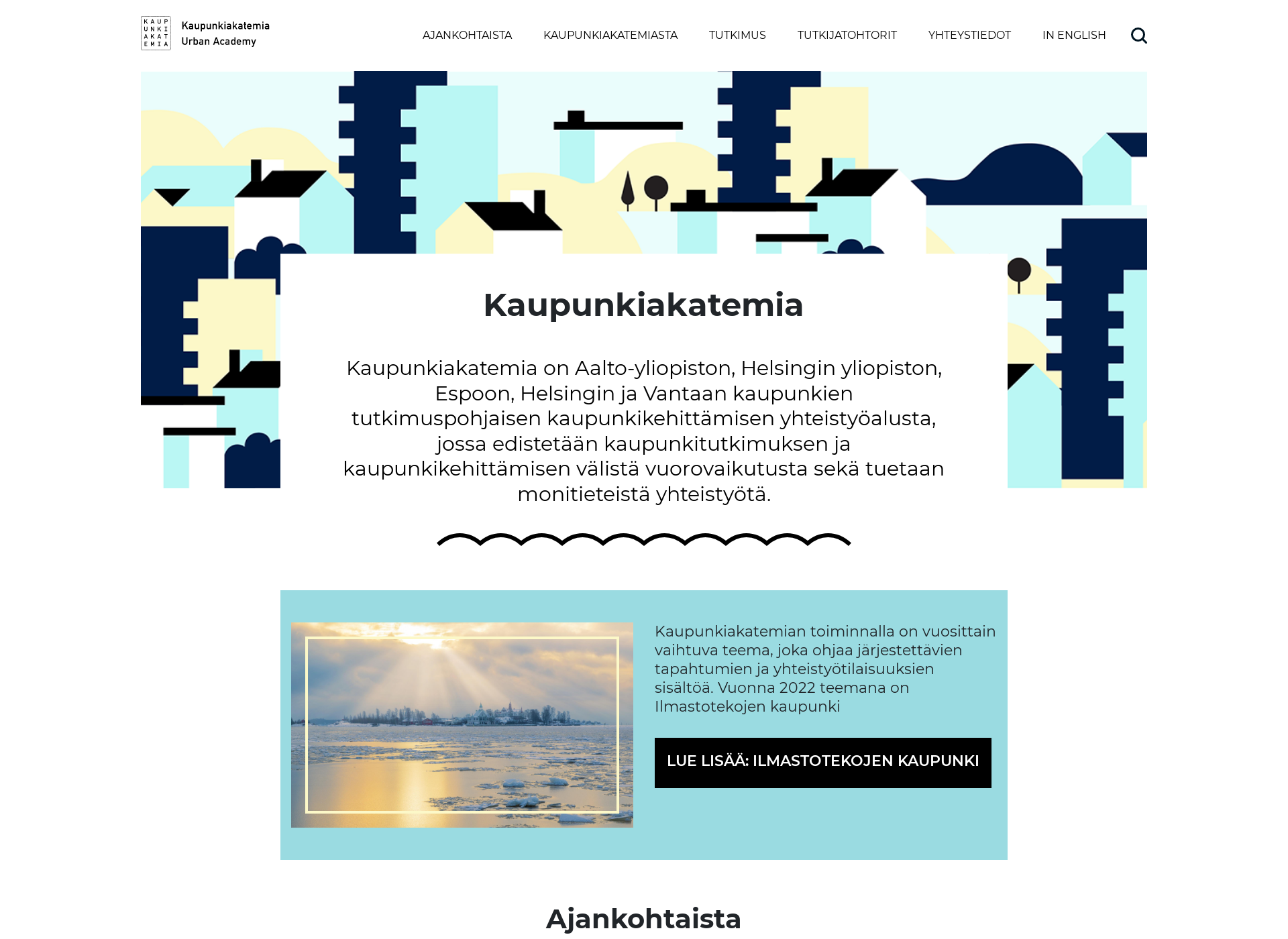 Screenshot for urbanacademy.fi