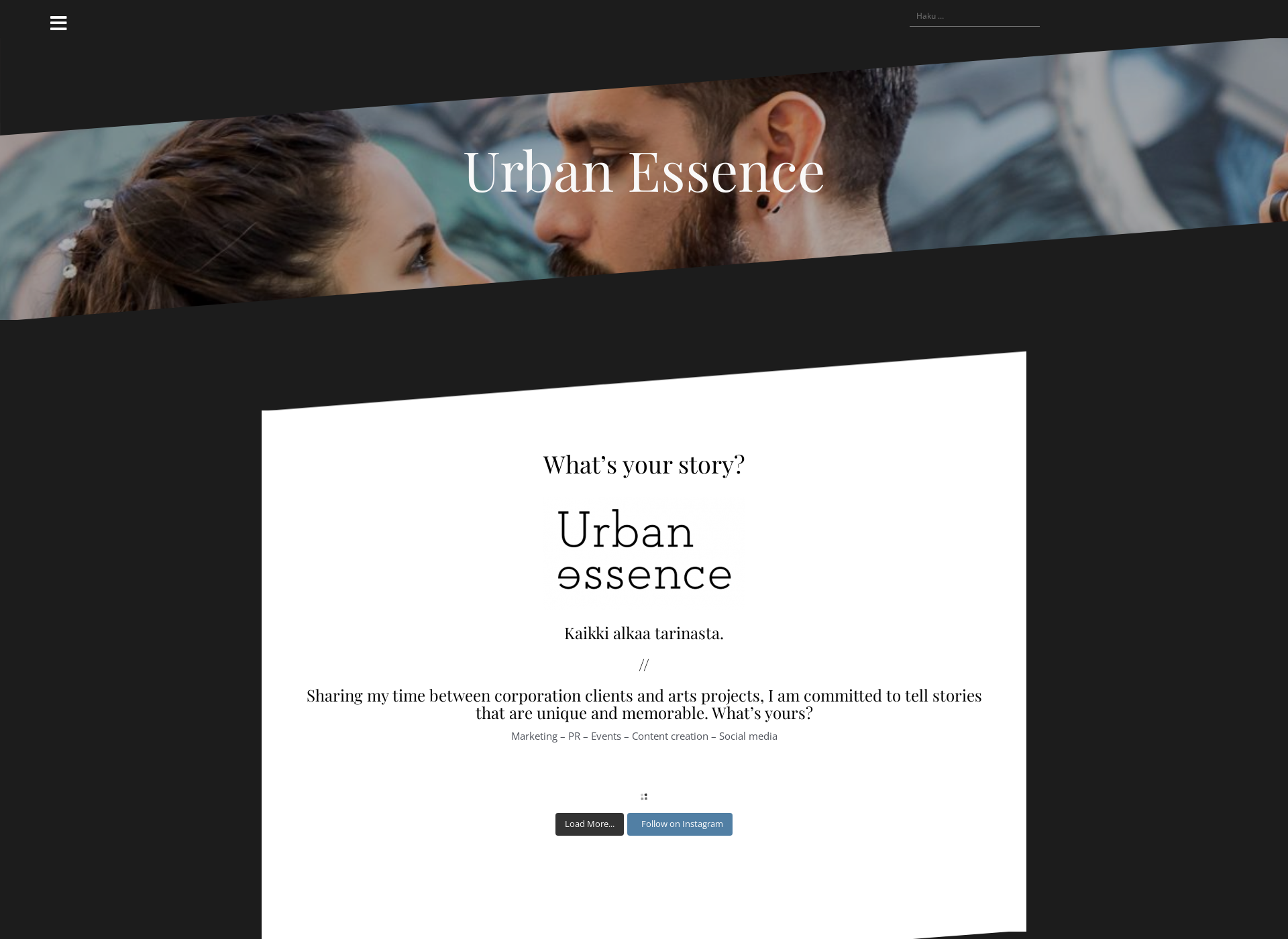 Screenshot for urbanessence.fi