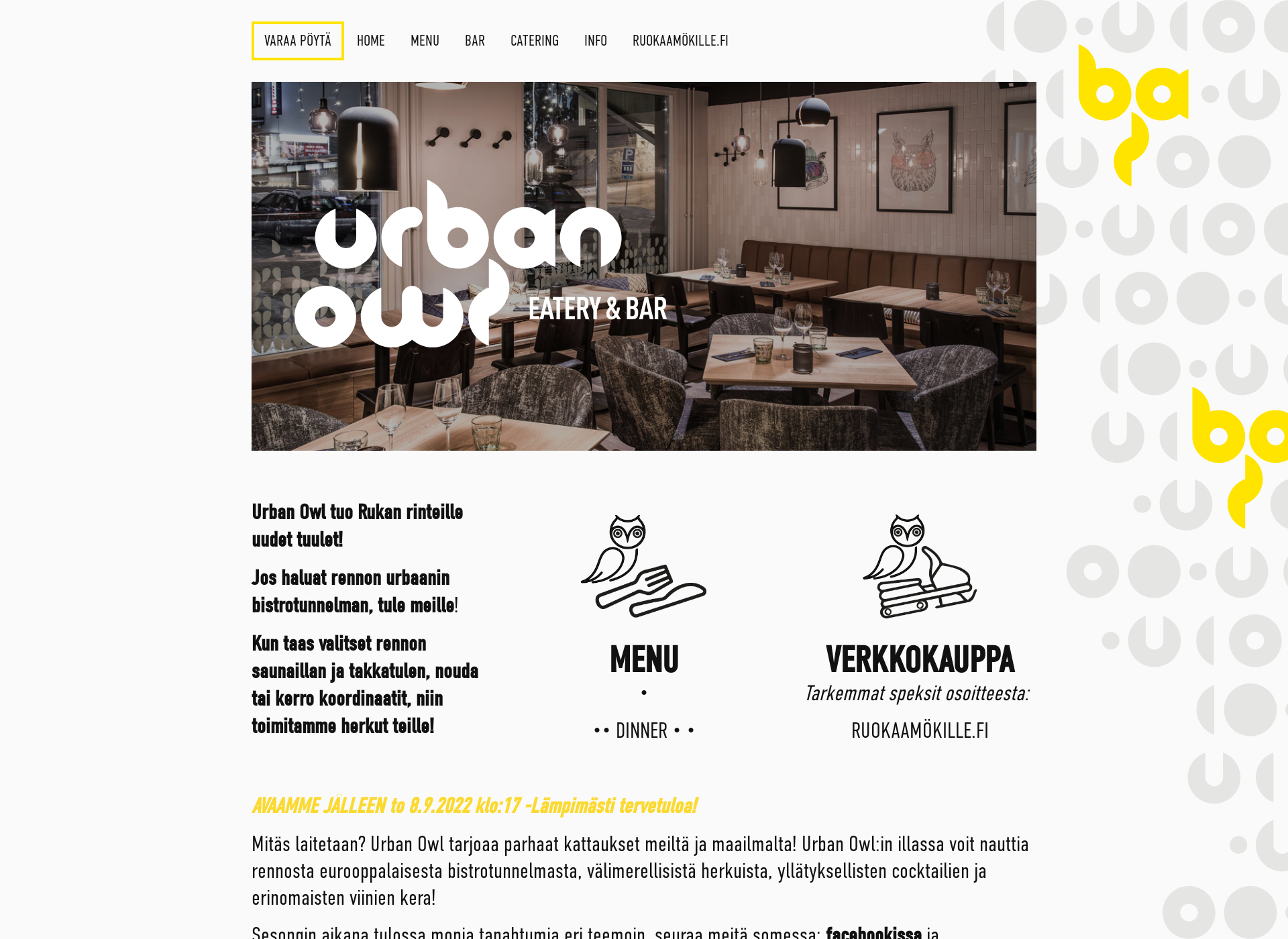 Screenshot for urbanowl.fi