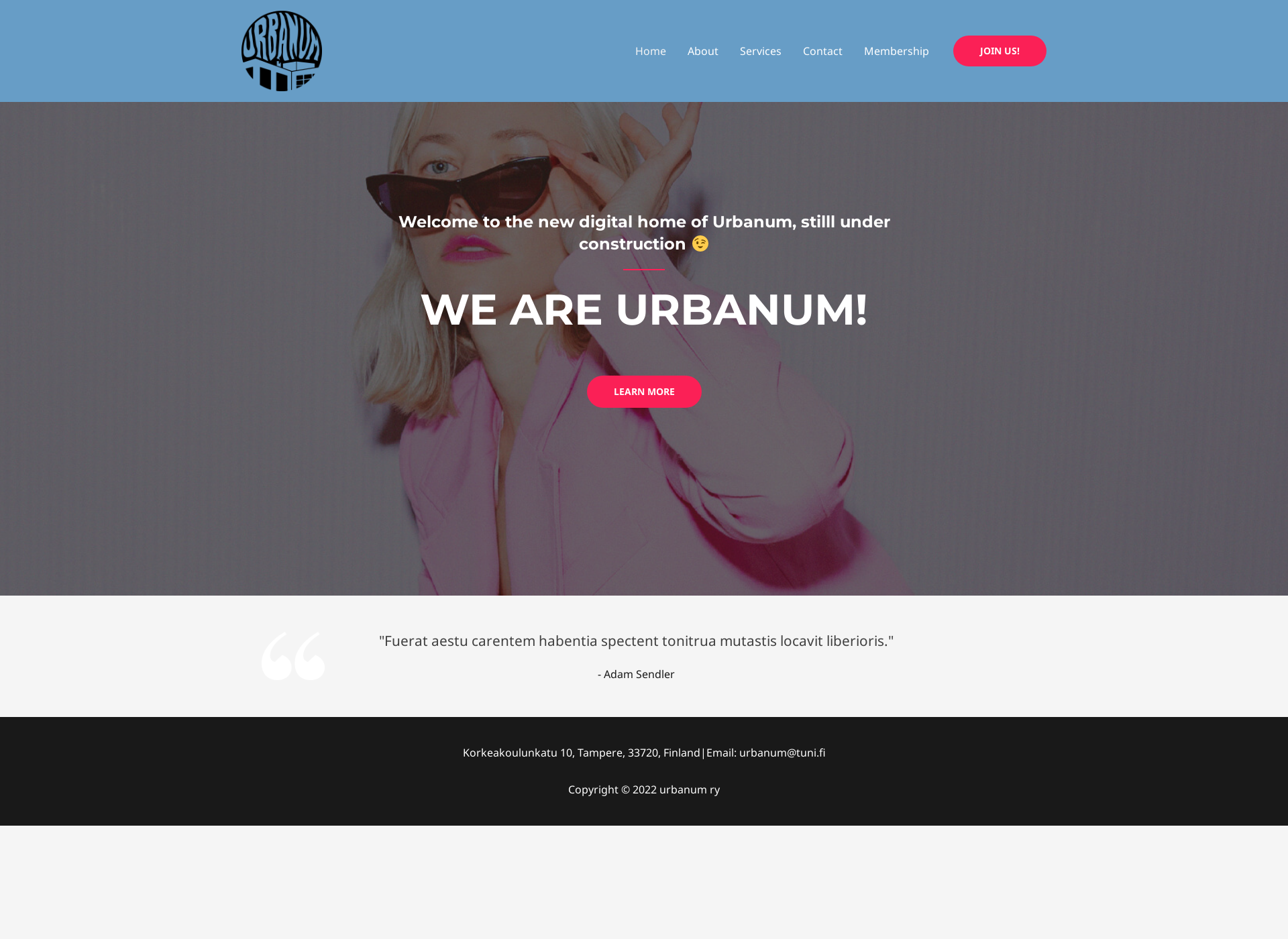 Screenshot for urbanum.fi
