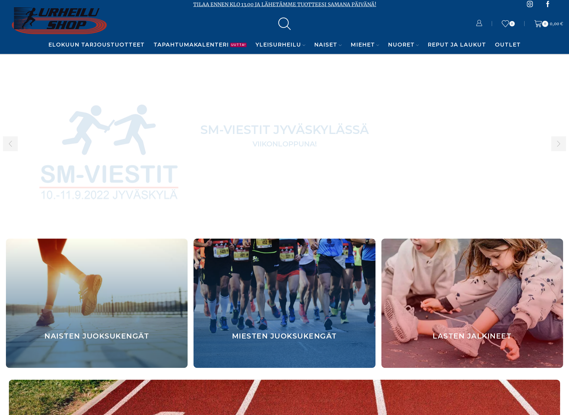 Screenshot for urheilu-shop.fi