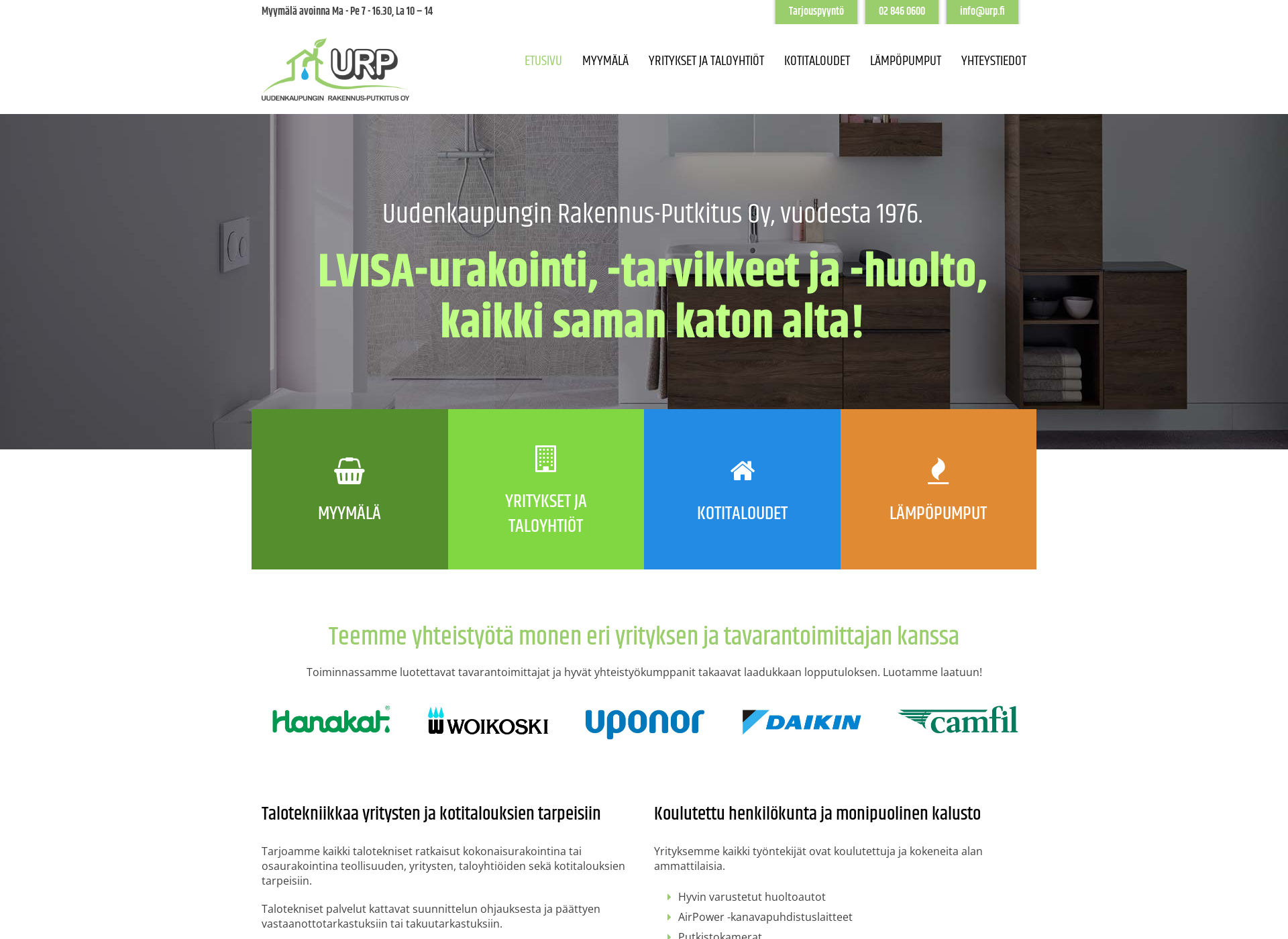 Screenshot for urp.fi