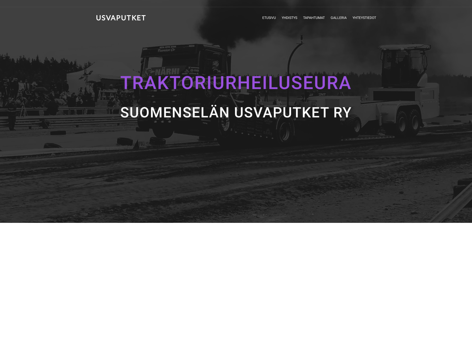 Skärmdump för usvaputket.fi