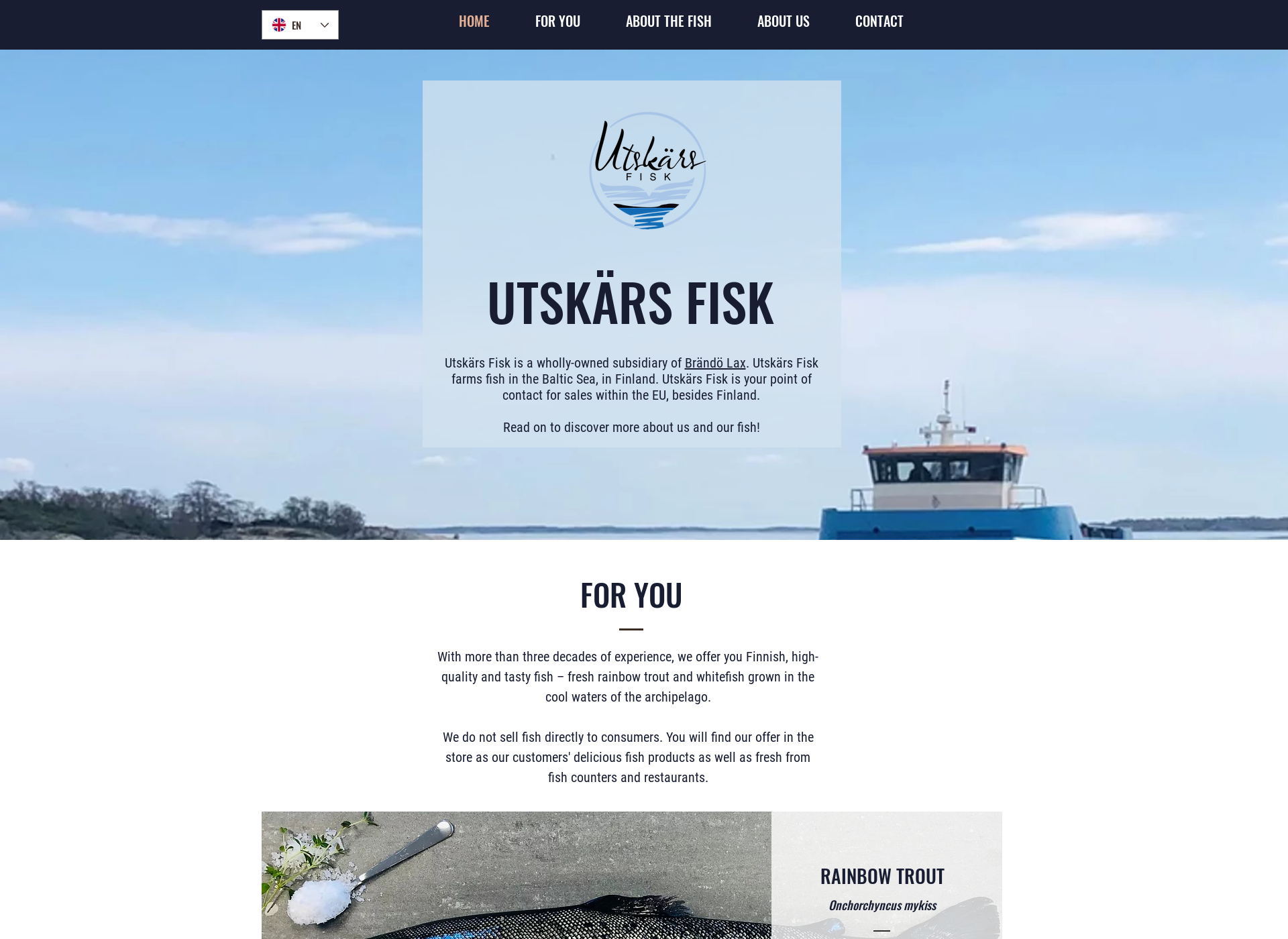 Screenshot for utskarsfisk.fi