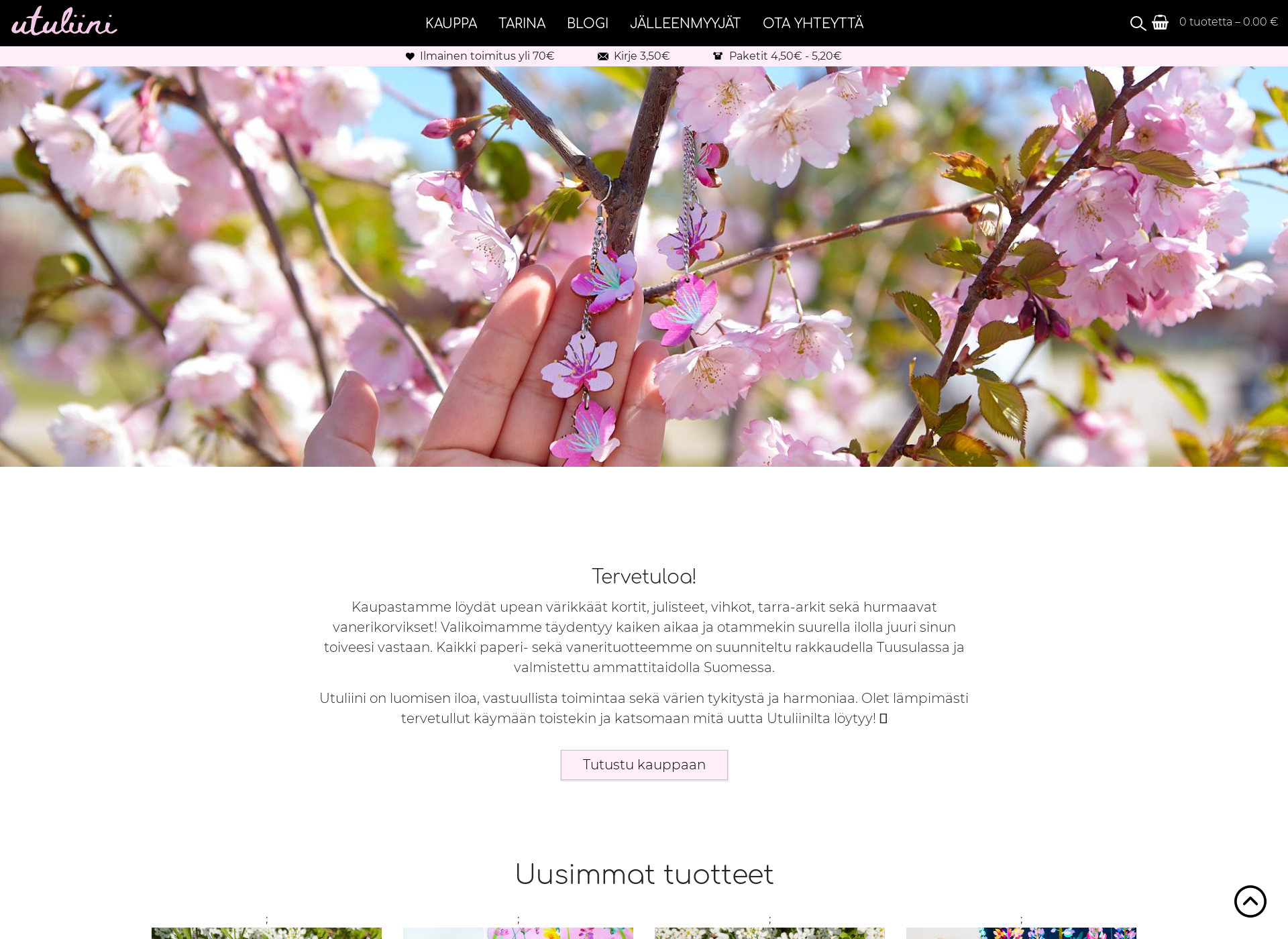 Screenshot for utuliini.fi