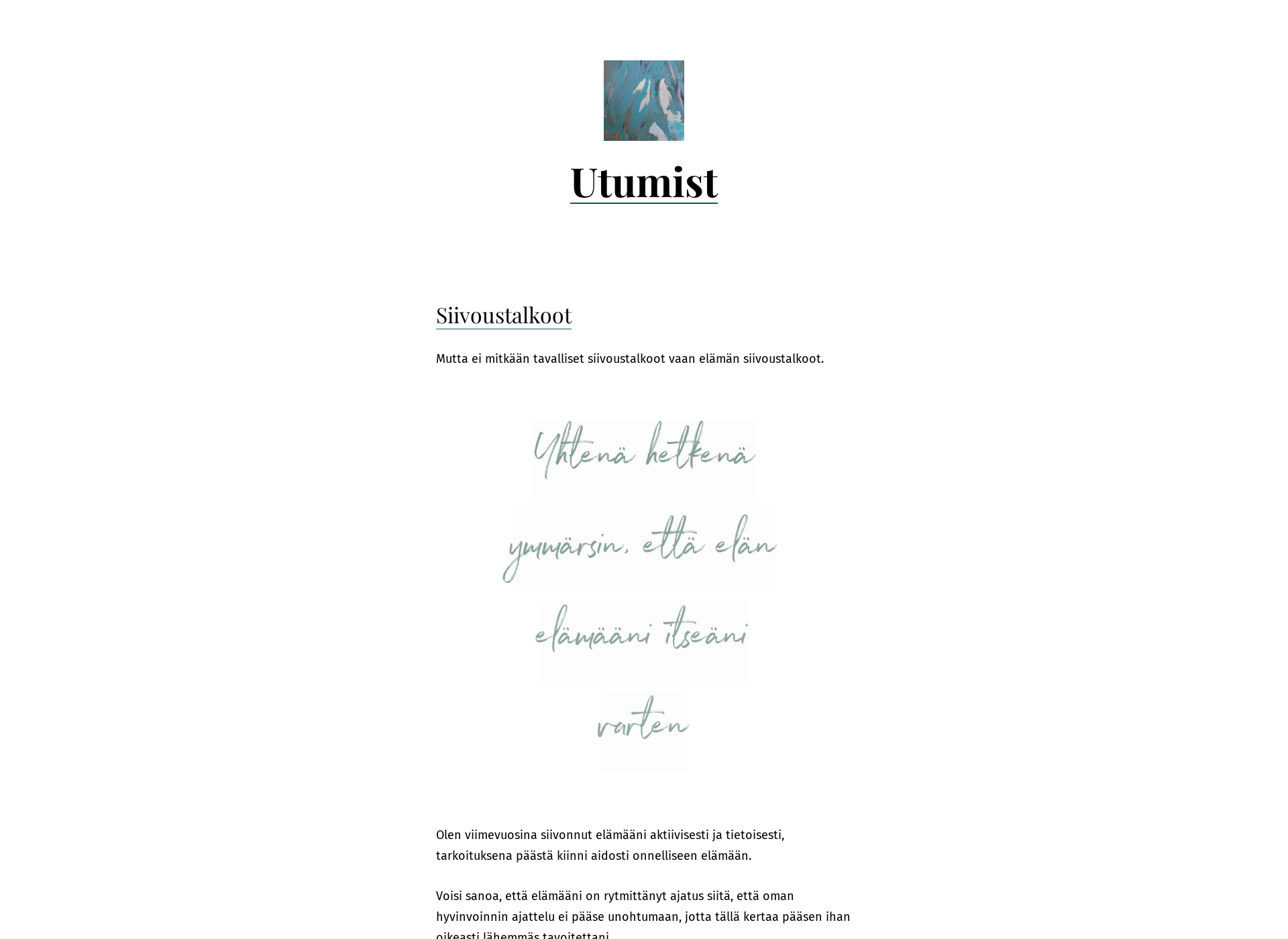 Screenshot for utumist.fi