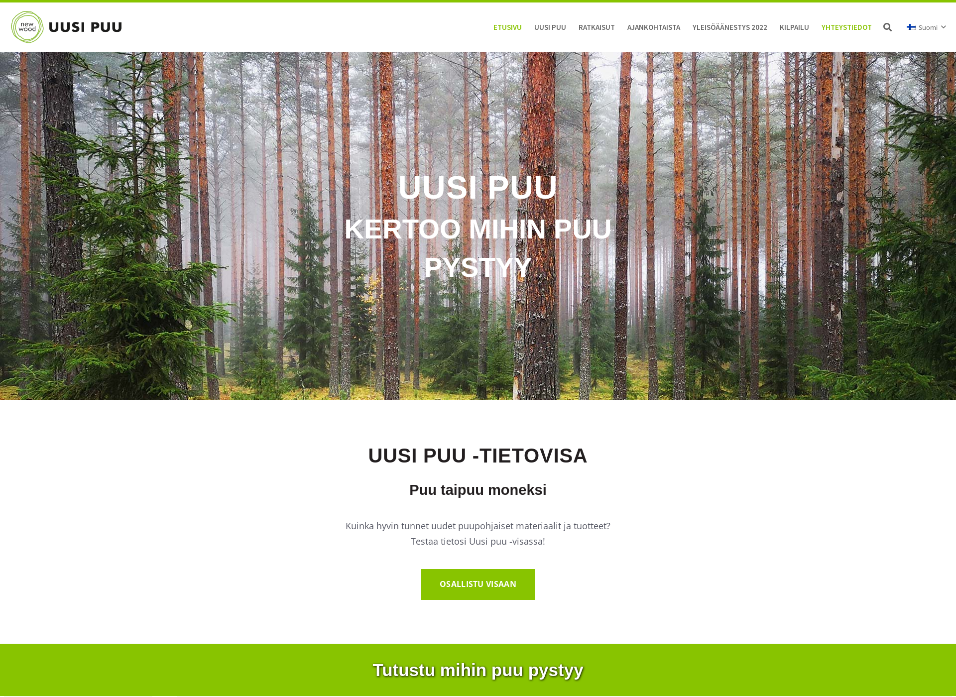 Screenshot for uusipuu.fi