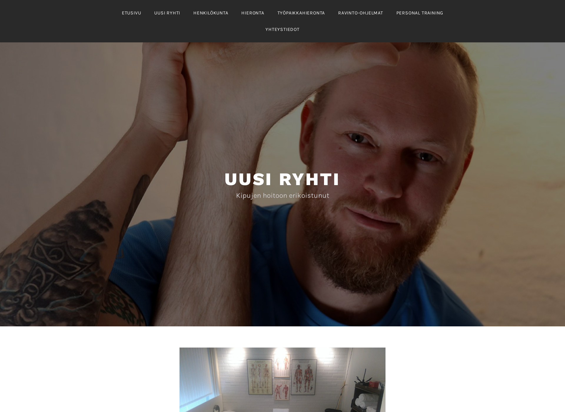 Skärmdump för uusiryhti.fi