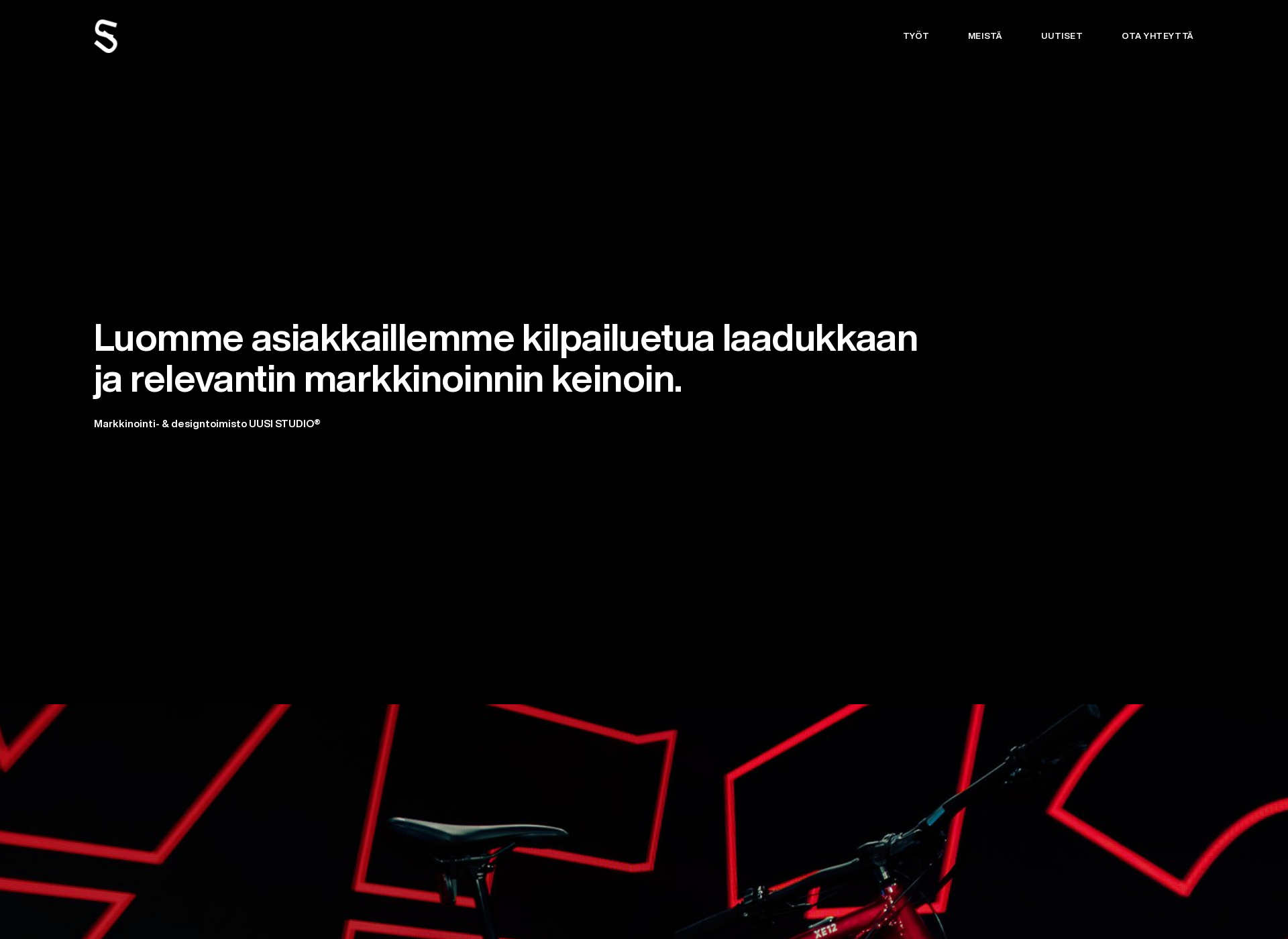 Screenshot for uusistudio.fi