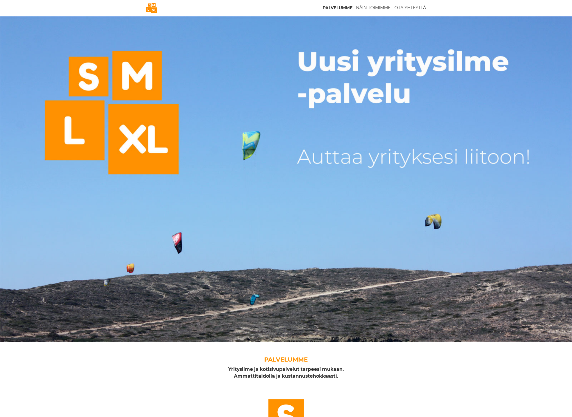Screenshot for uusiyritysilme.fi