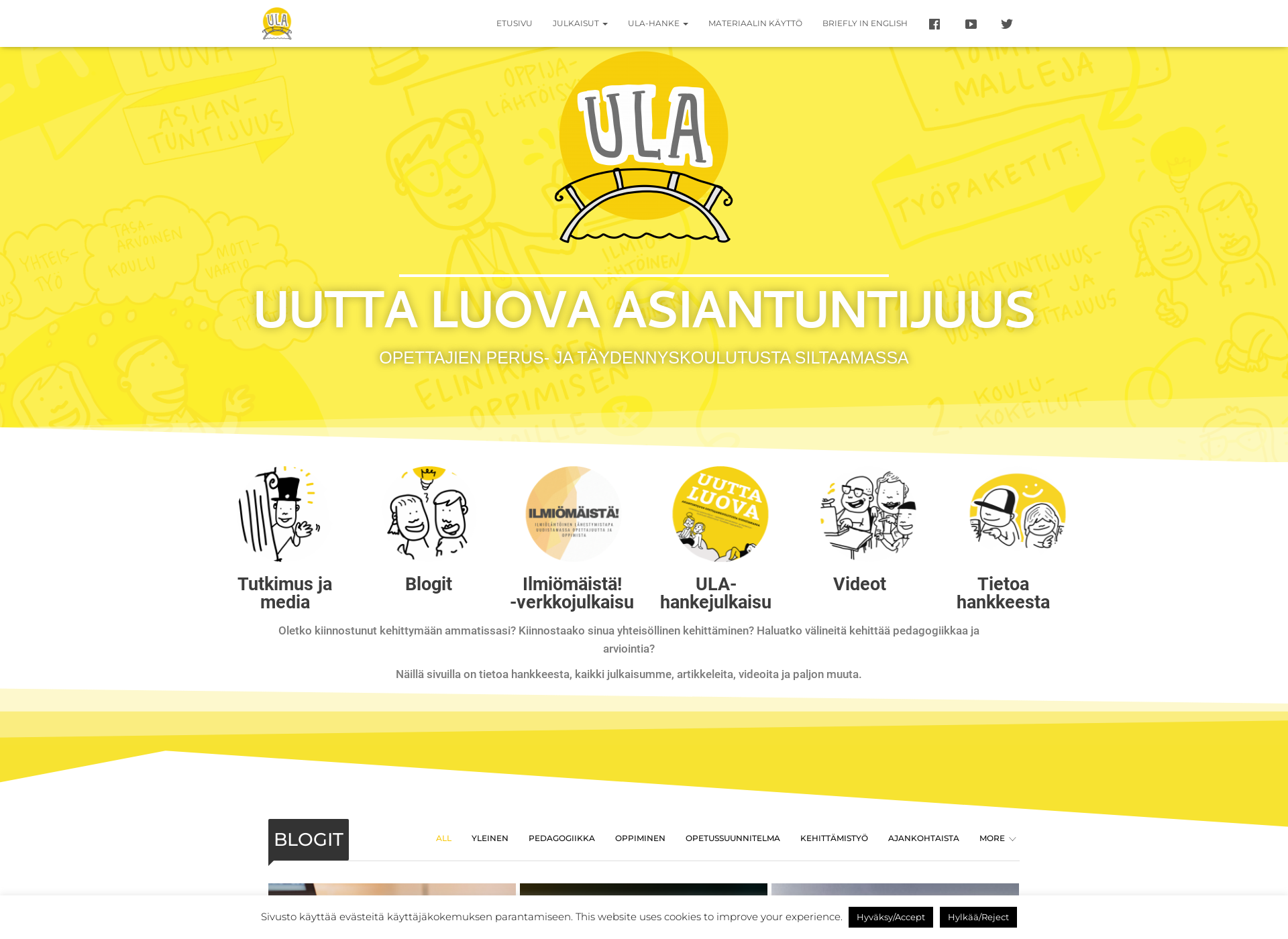 Screenshot for uuttaluova.fi