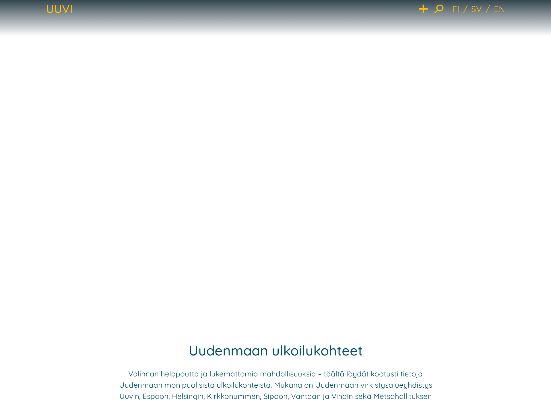 Screenshot for uuvi.fi