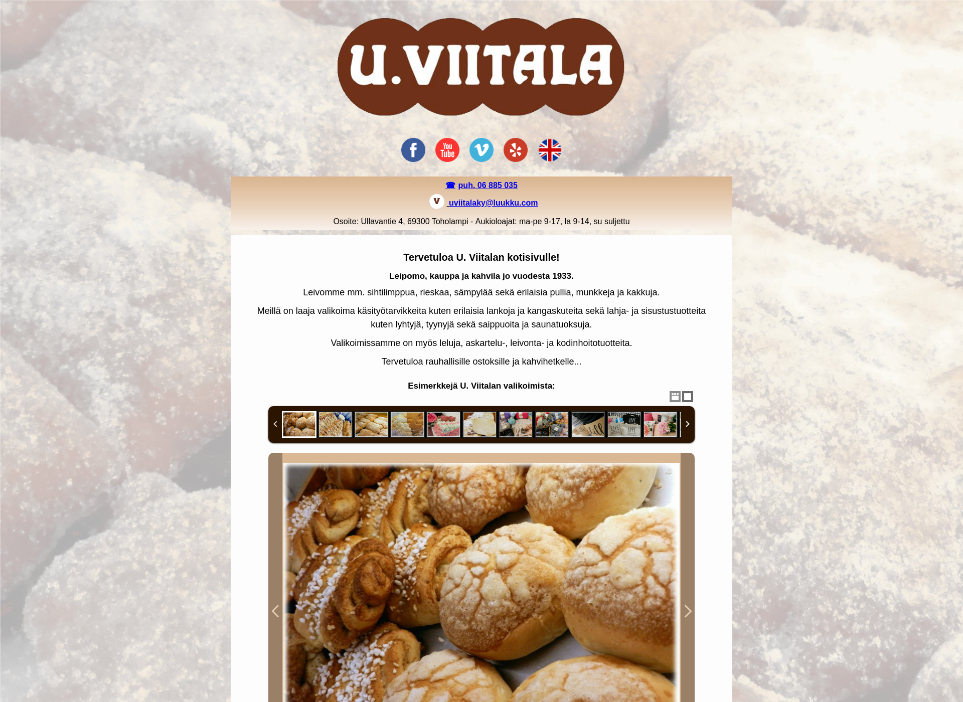 Screenshot for uviitala.fi