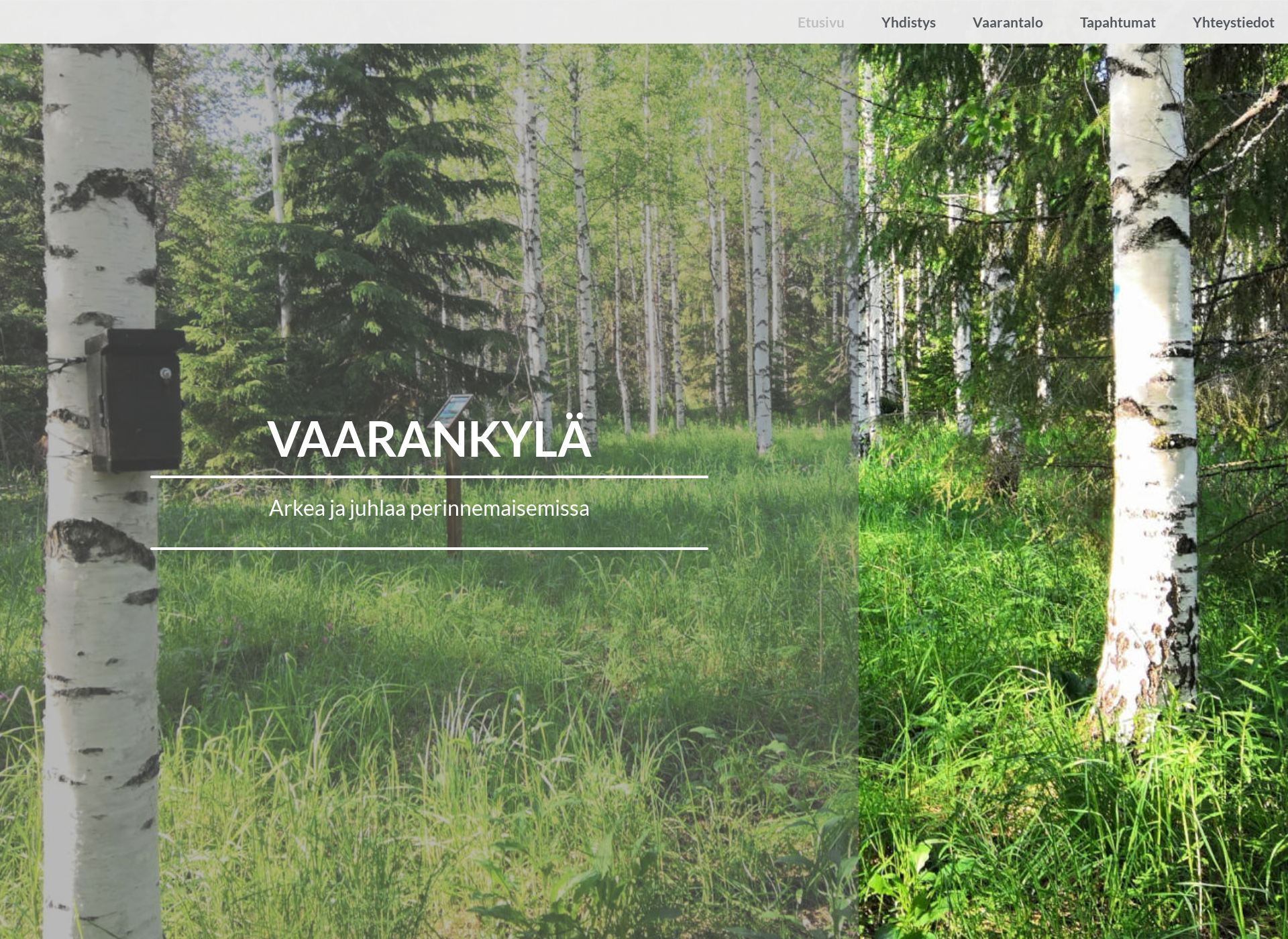 Screenshot for vaarantalo.fi