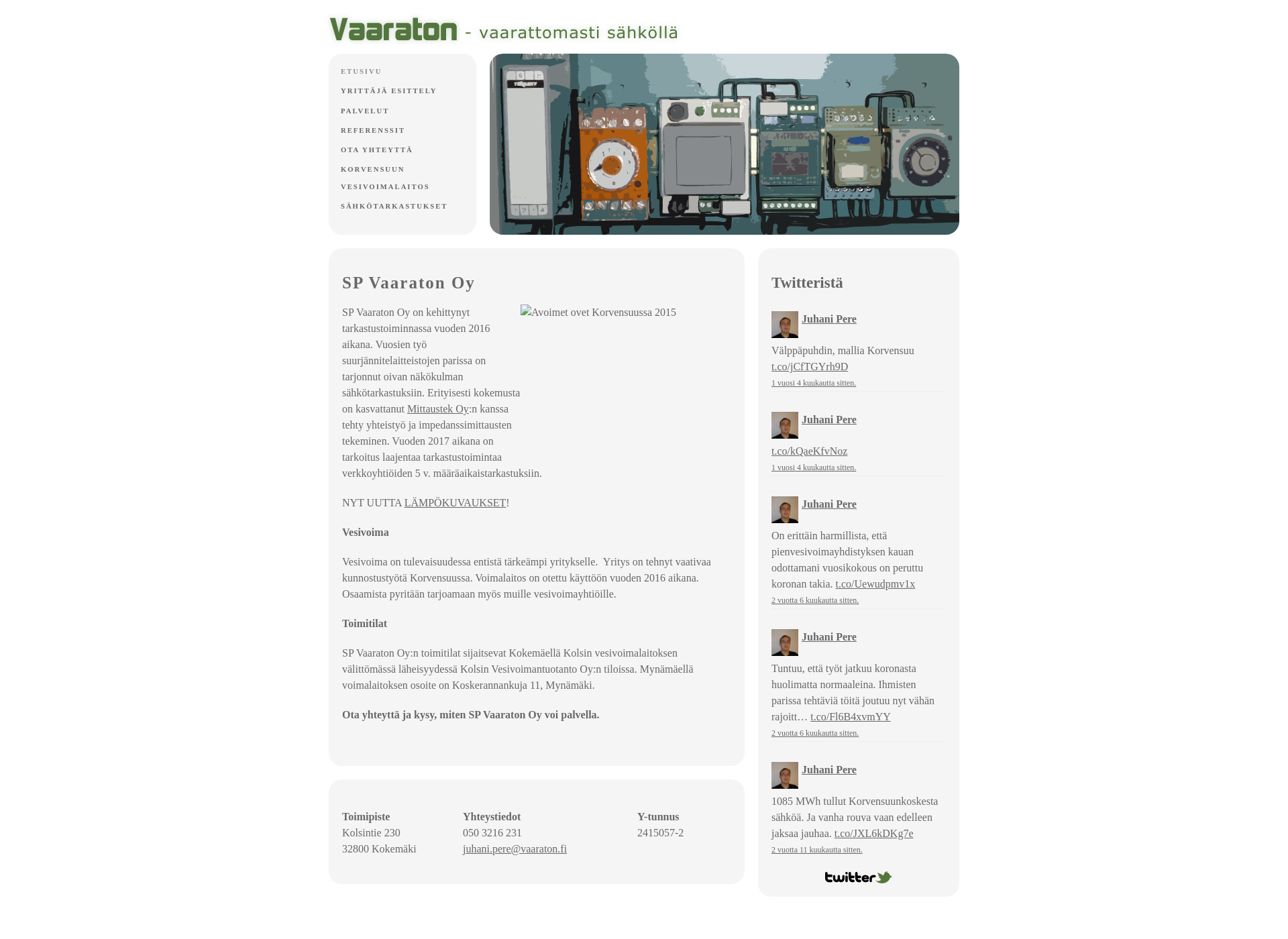 Screenshot for vaaraton.fi