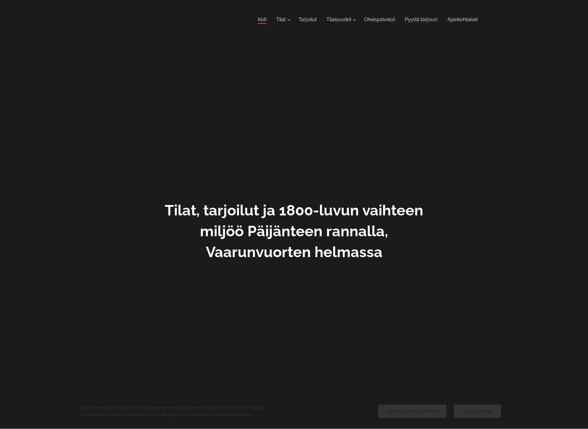 Screenshot for vaarunhovi.fi