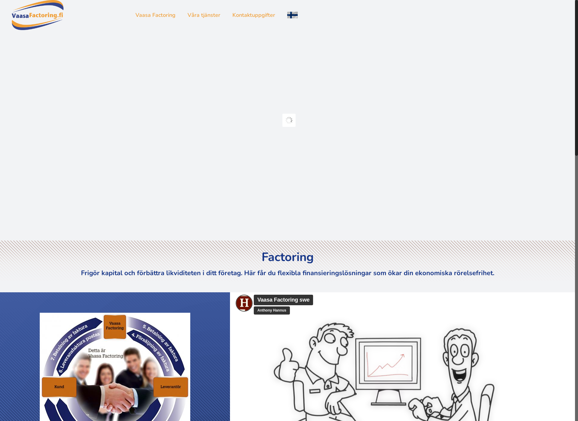 Screenshot for vaasafactoring.fi