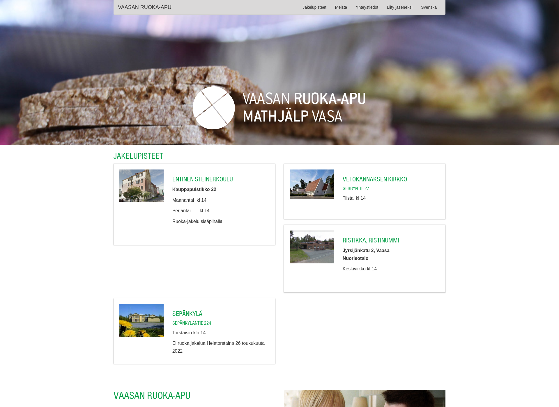 Screenshot for vaasan-ruoka-apu.fi