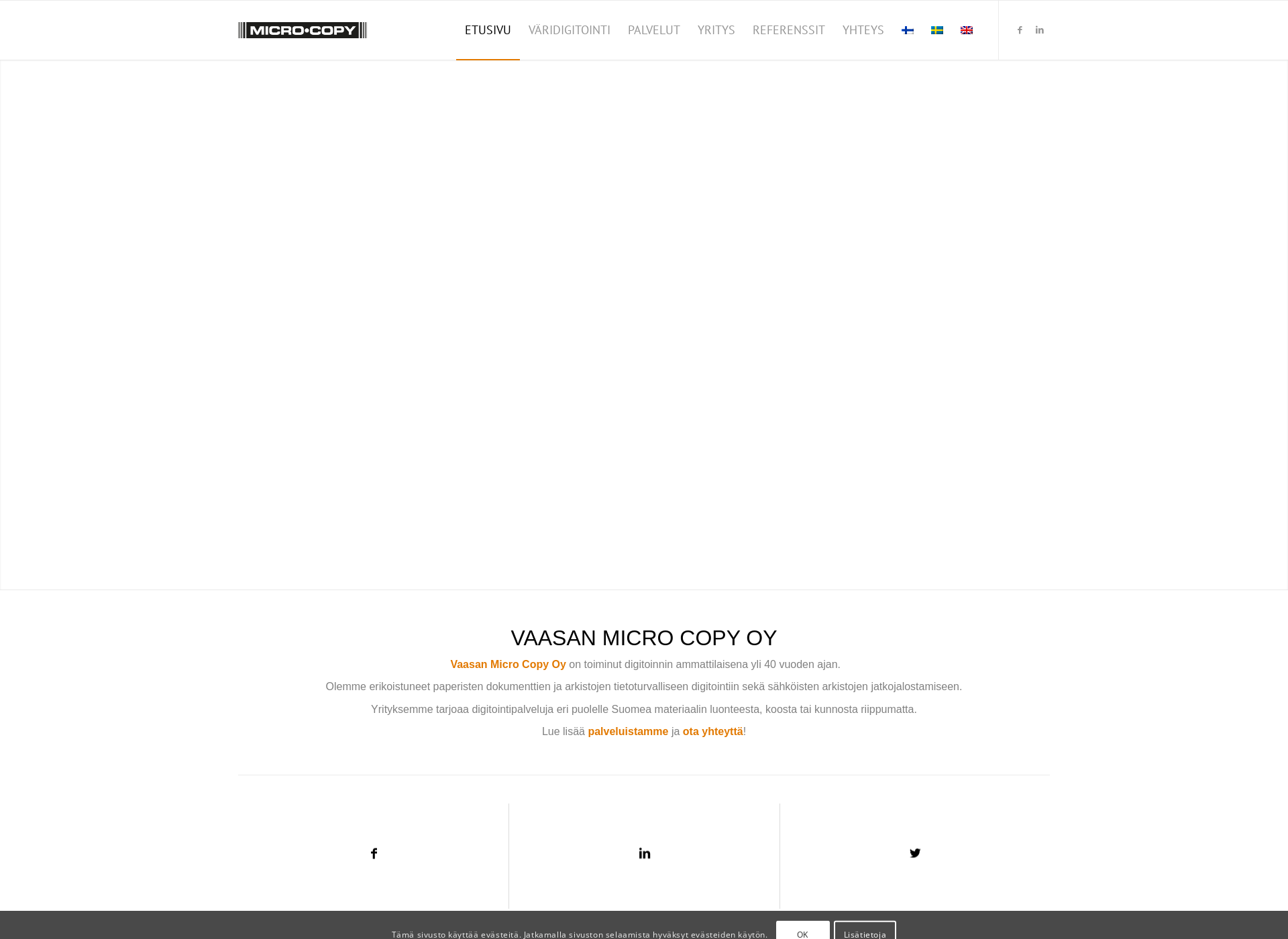 Screenshot for vaasanmicrocopy.fi