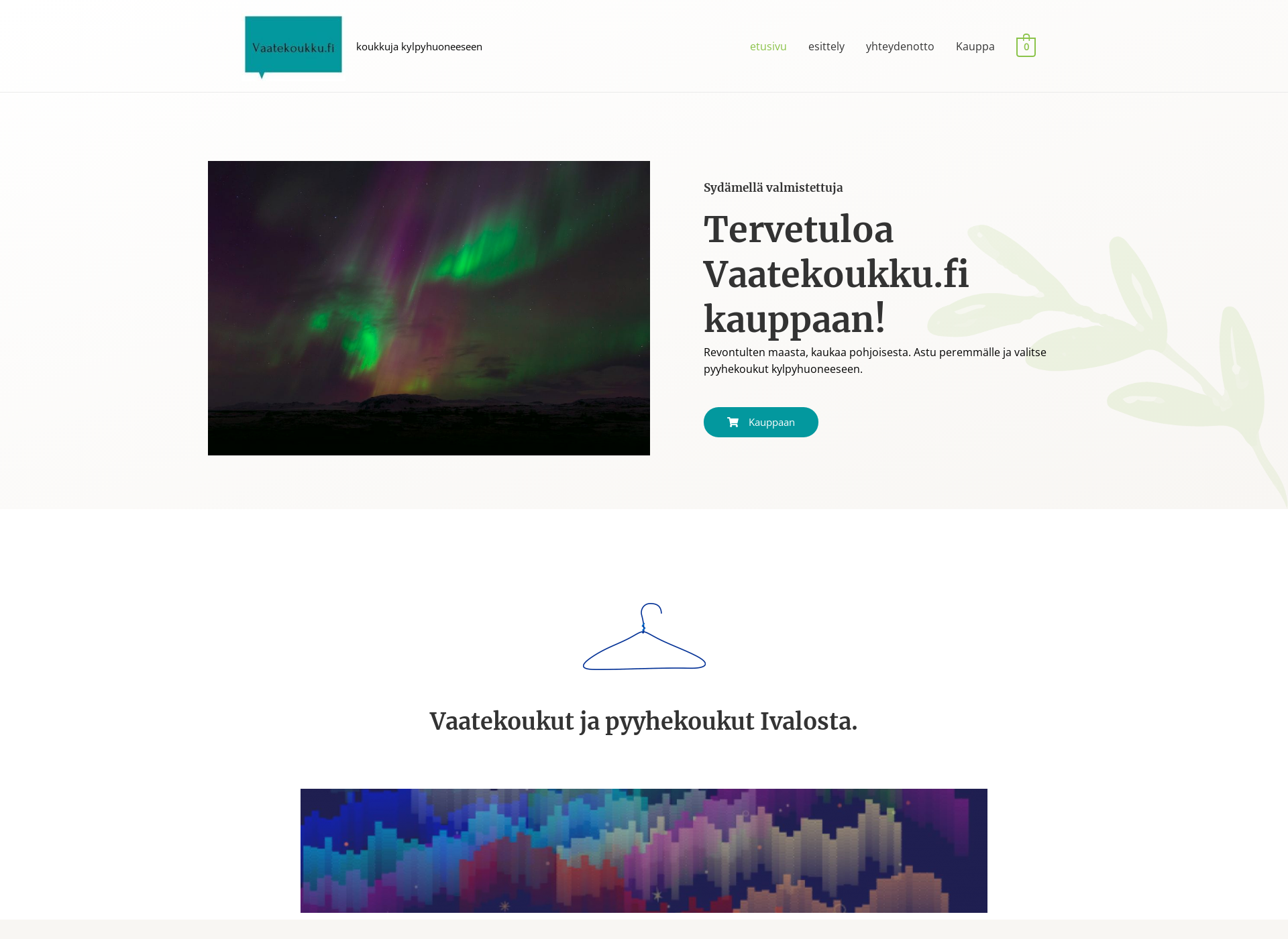 Screenshot for vaatekoukku.fi