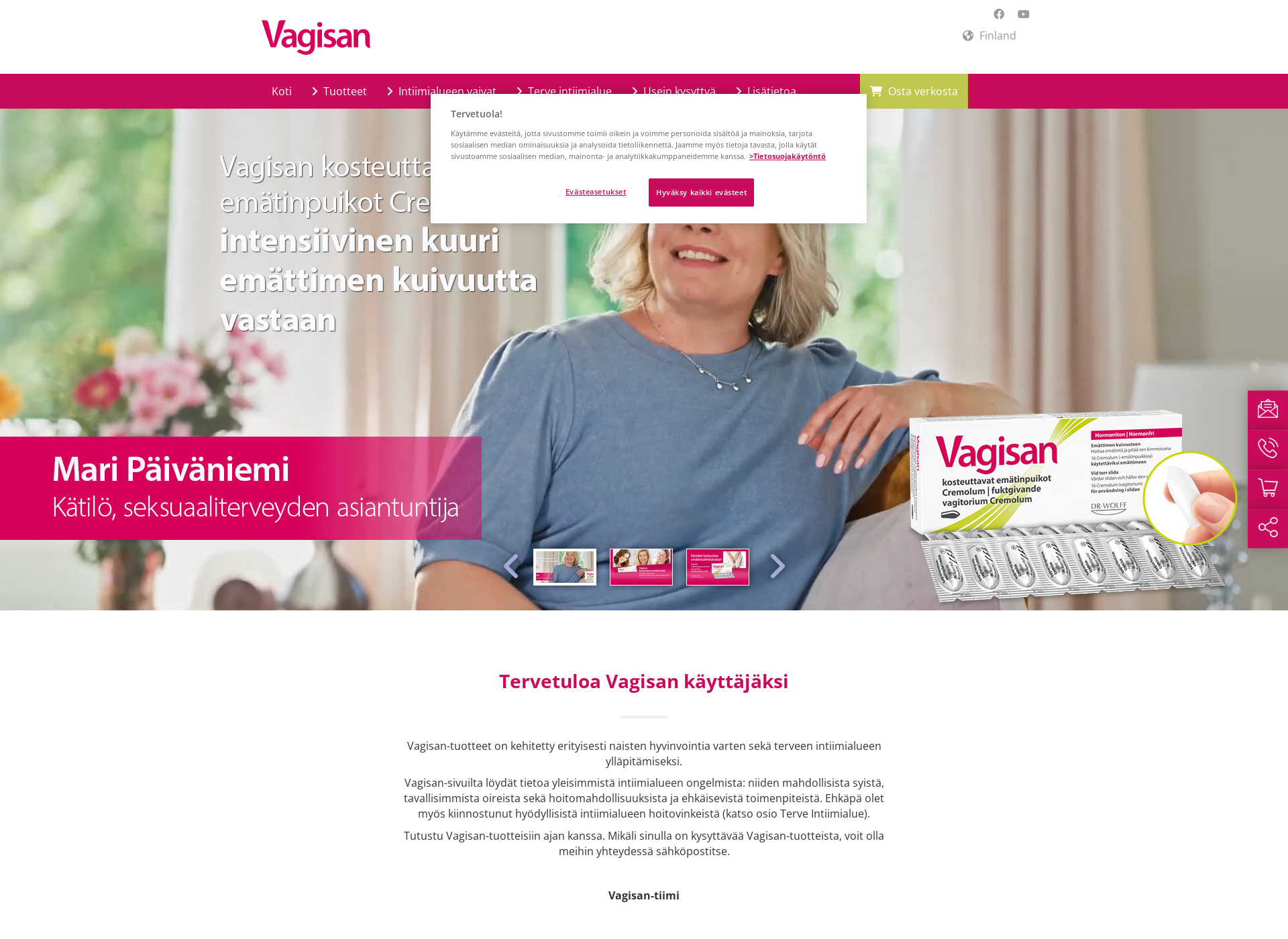 Screenshot for vagisan.fi