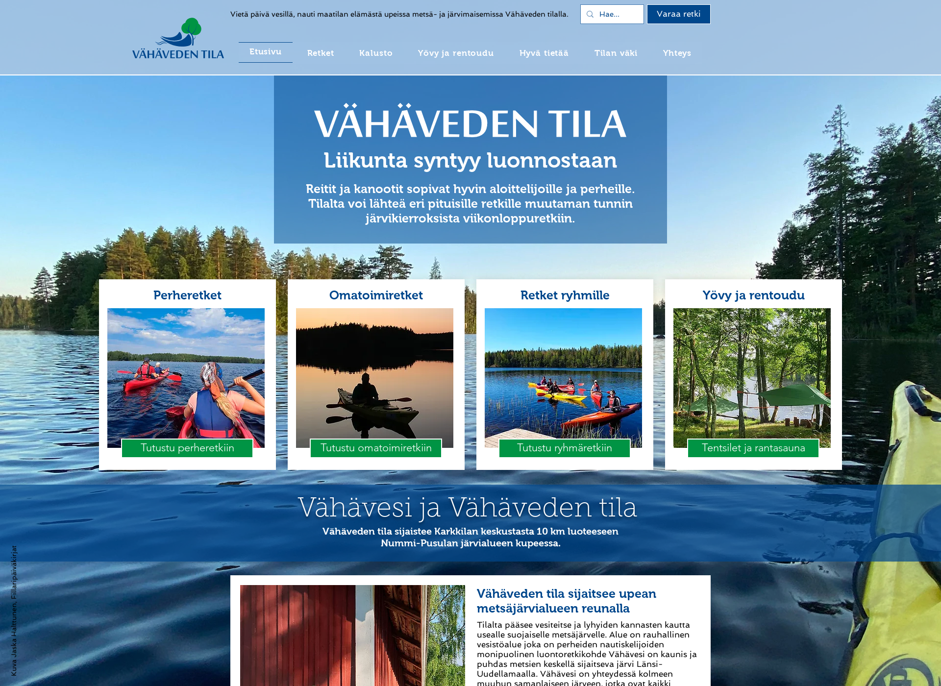 Screenshot for vahavedentila.fi