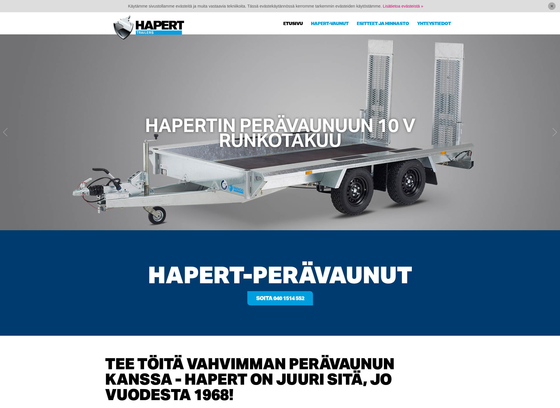 Screenshot for vahvimmat.fi