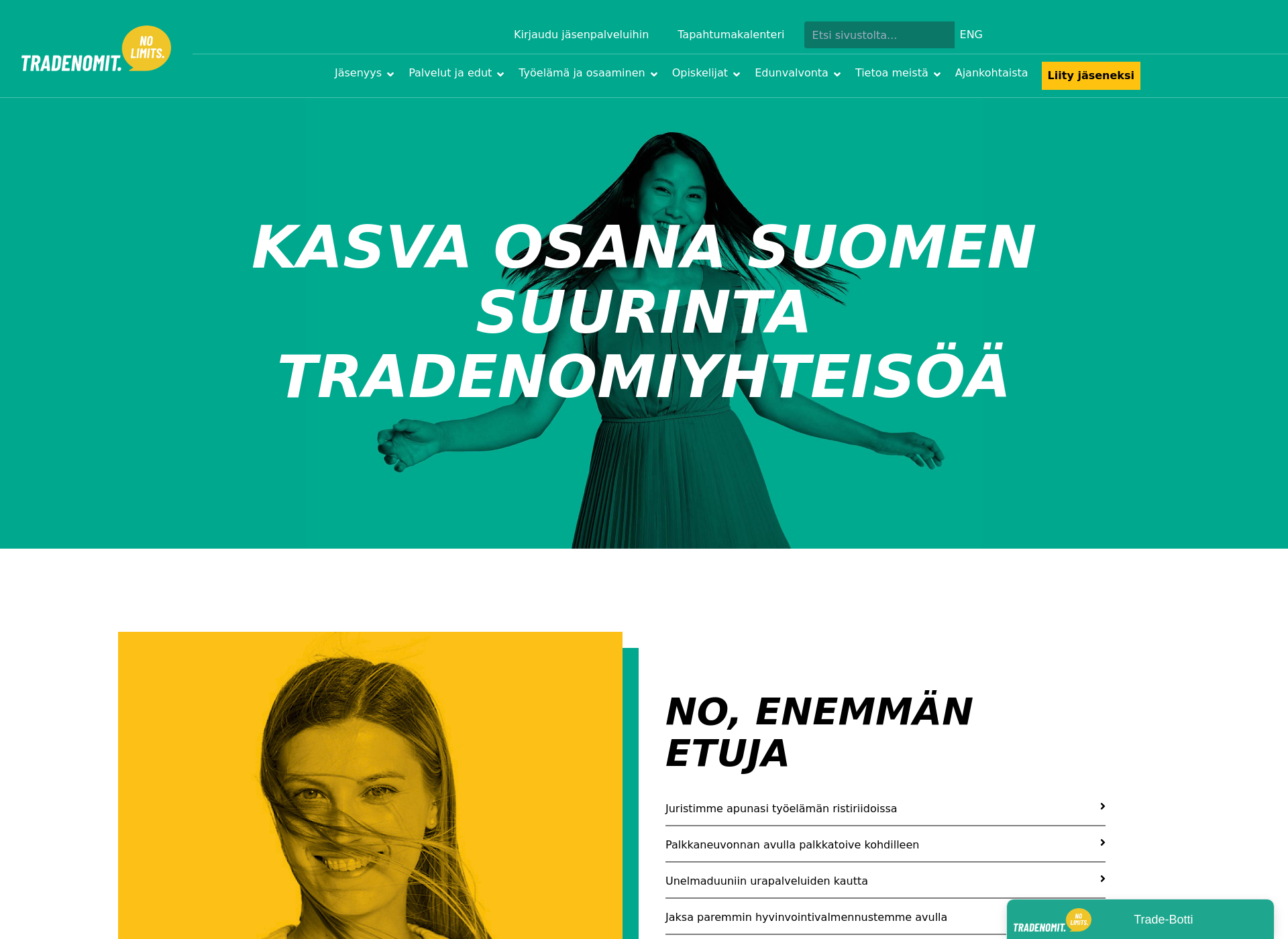 Screenshot for vaihdaliittoa.fi