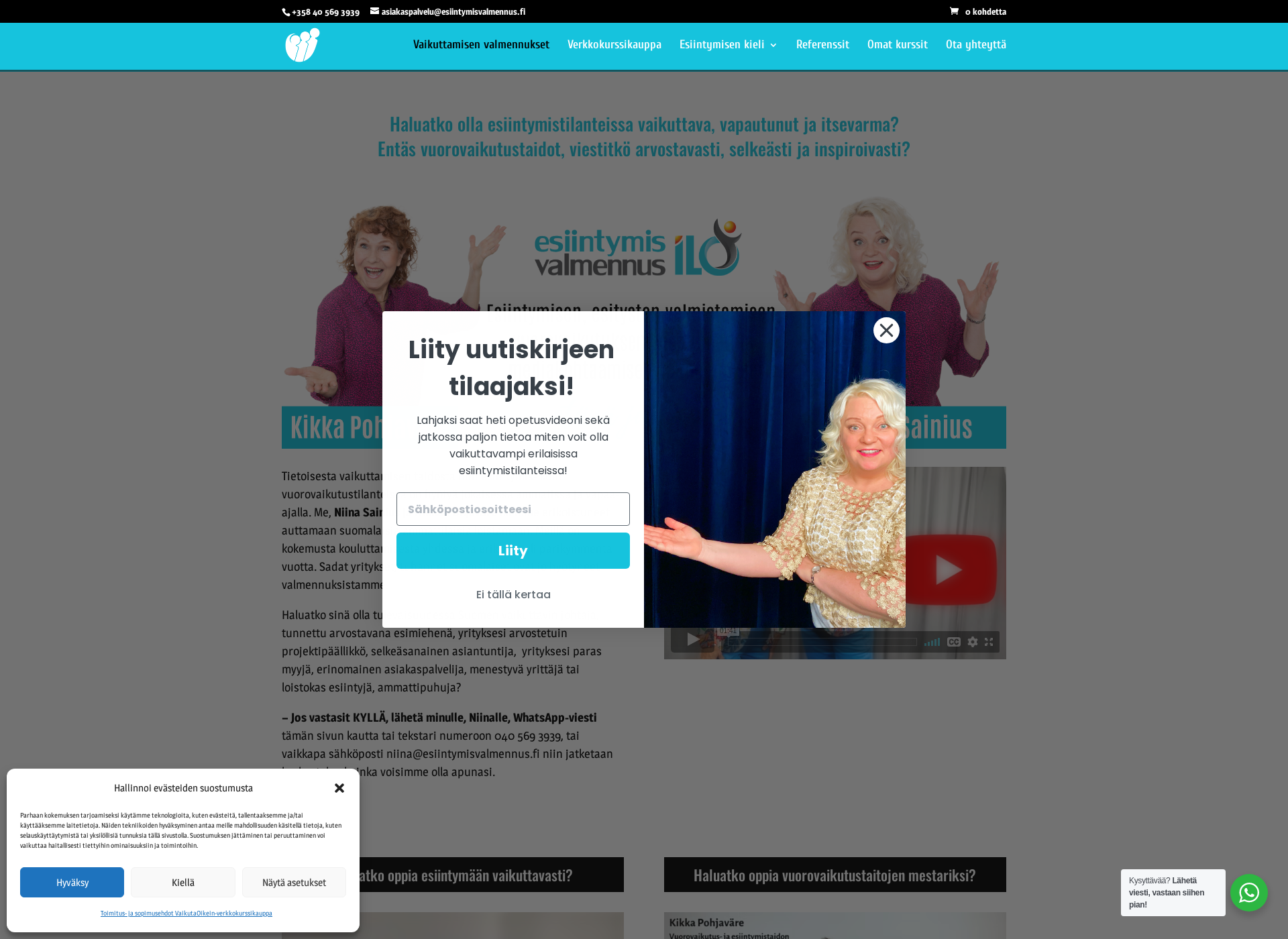 Screenshot for vaikutaoikein.fi