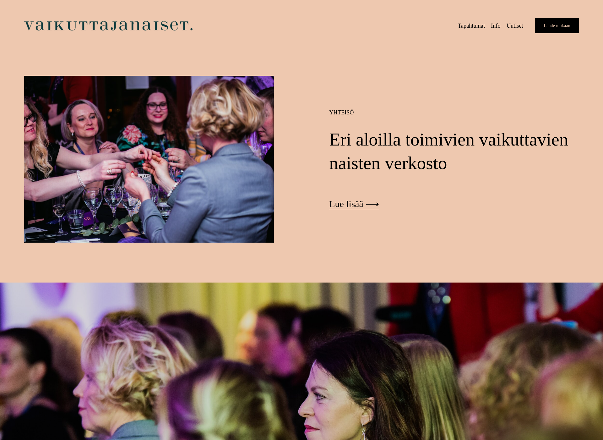 Screenshot for vaikuttajanaiset.fi