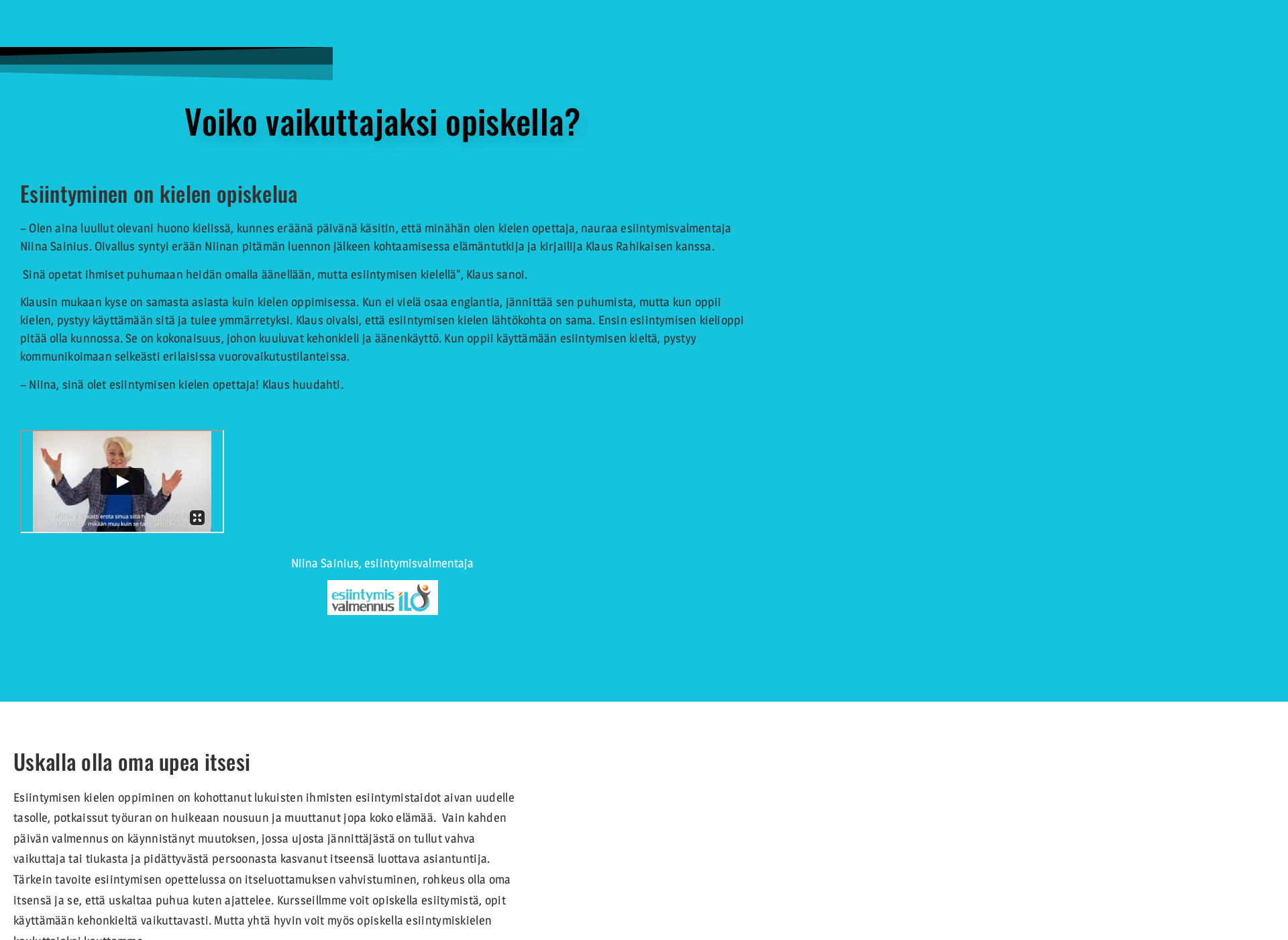 Screenshot for vaikuttamisentaito.fi