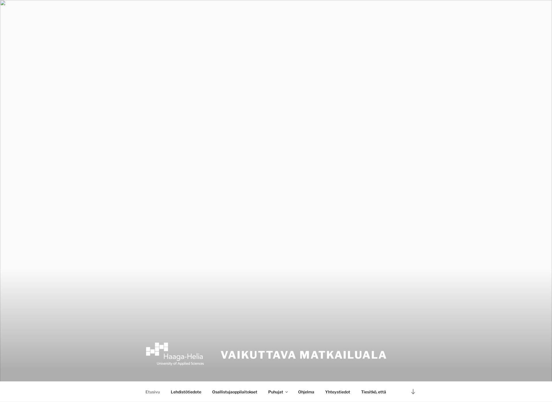 Skärmdump för vaikuttavamatkailuala.fi