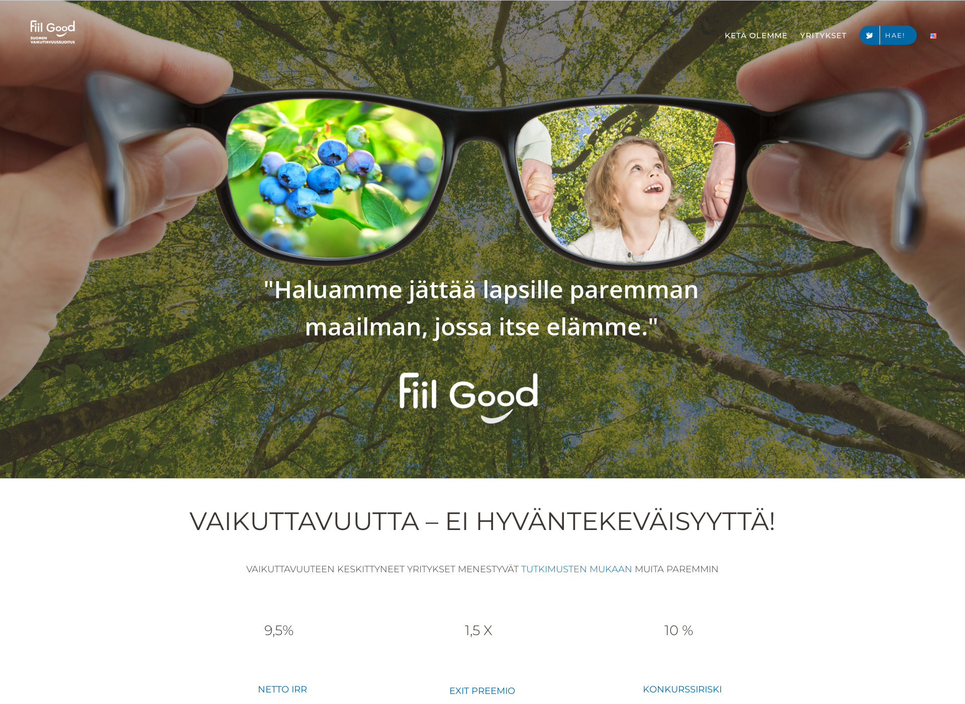 Näyttökuva vaikuttavuussijoittaminen.fi