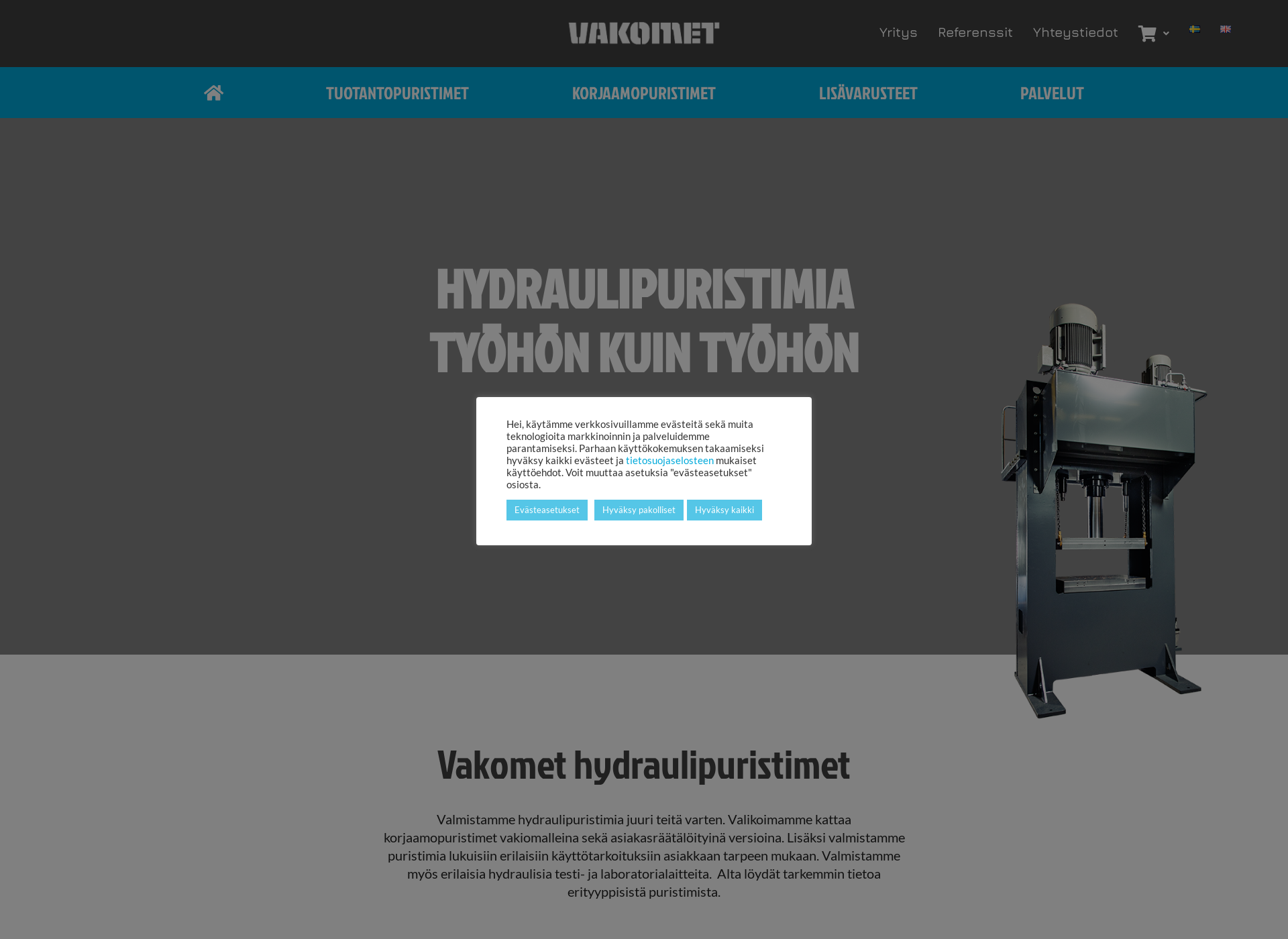 Screenshot for vakomet.fi