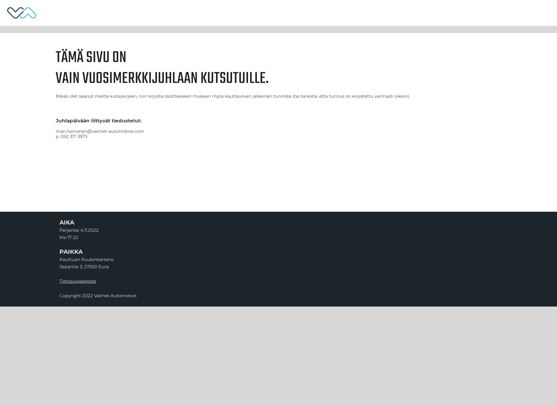 Screenshot for vakutsu.fi