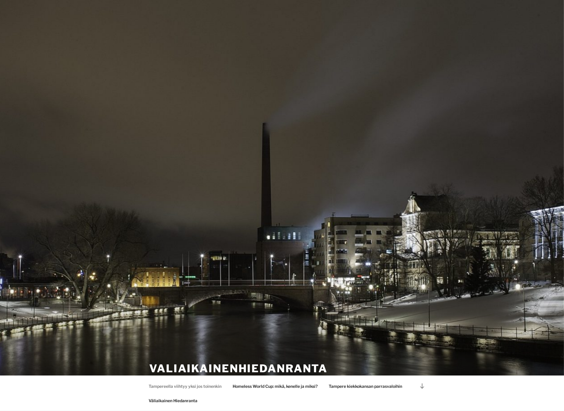 Screenshot for valiaikainenhiedanranta.fi